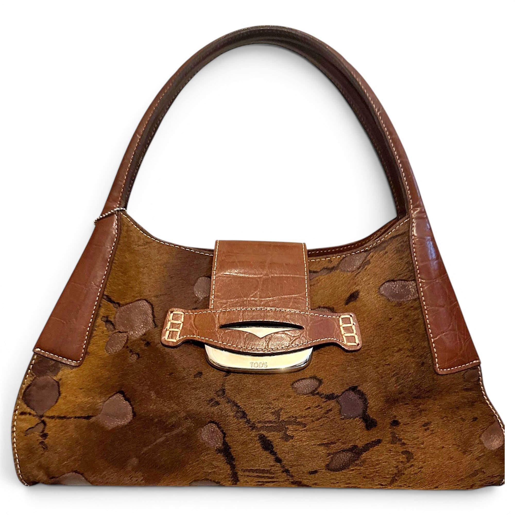 Pony-style calfskin handbag