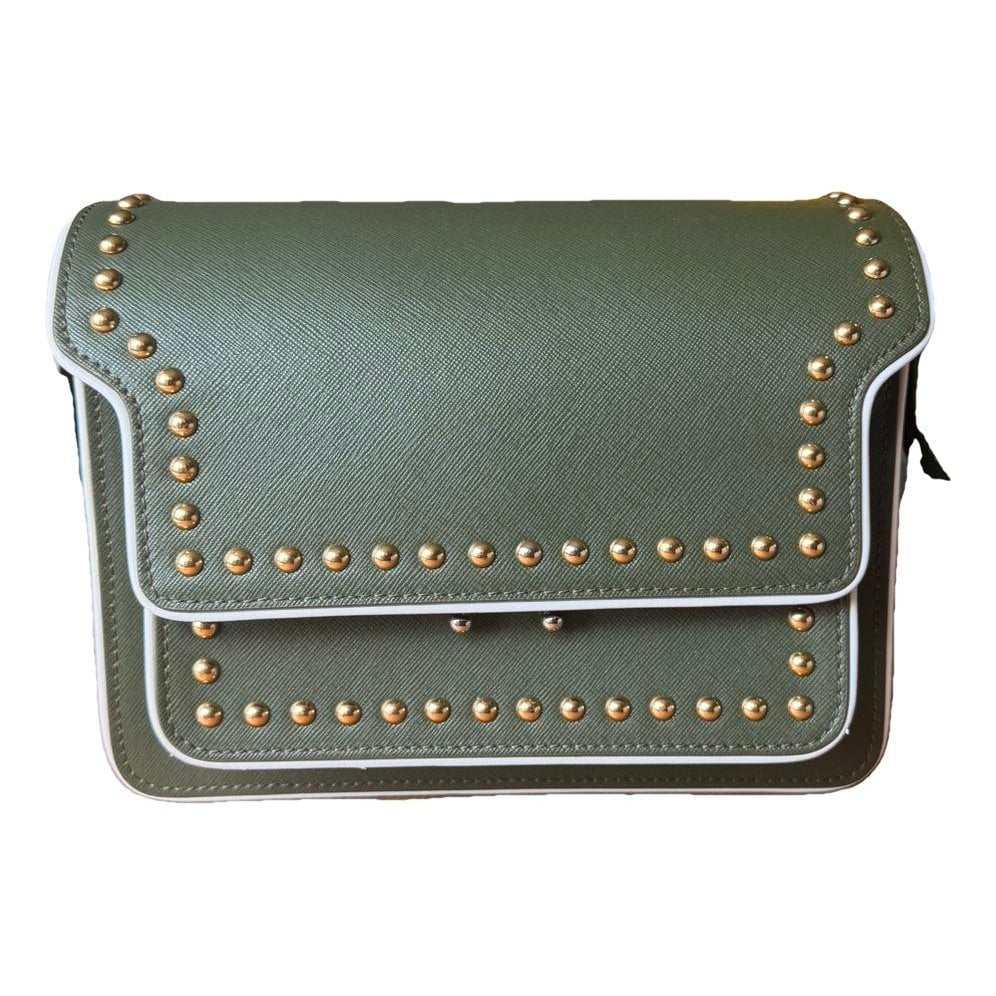 Marni Trunk leather crossbody bag