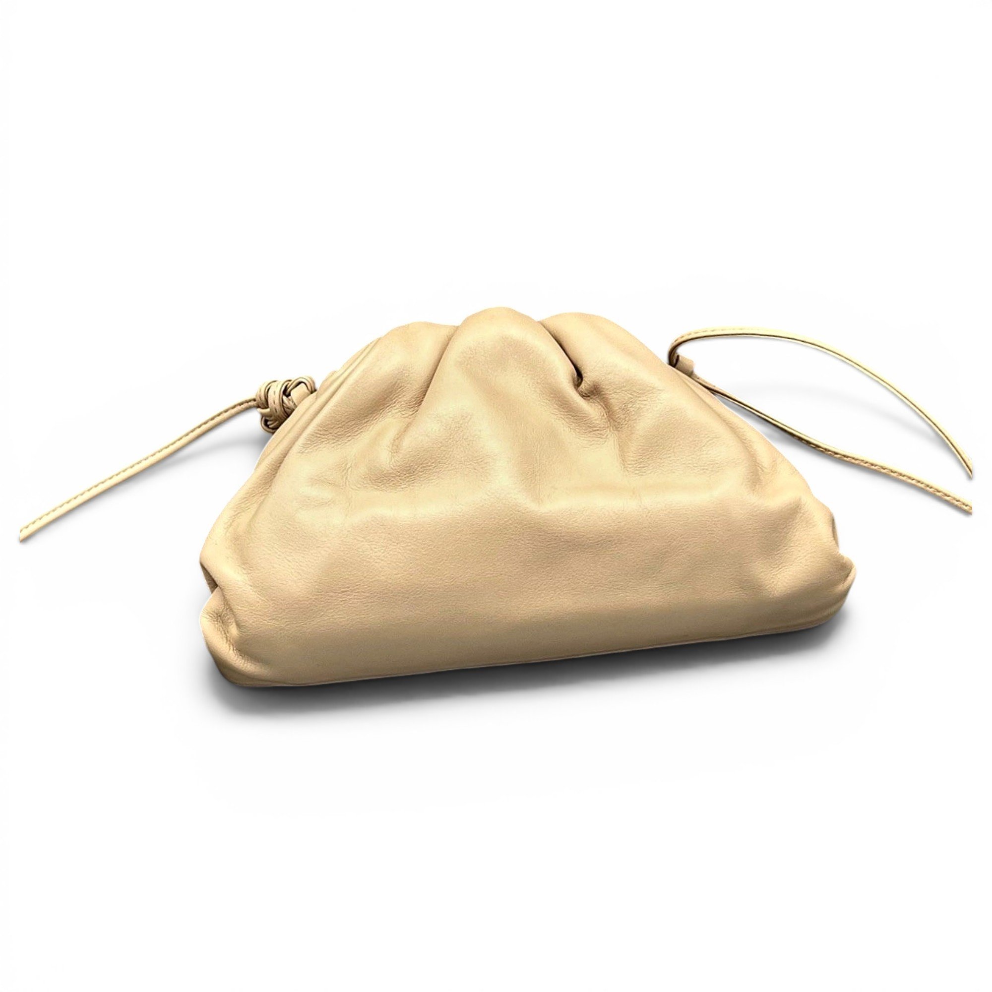 Pouch leather handbag