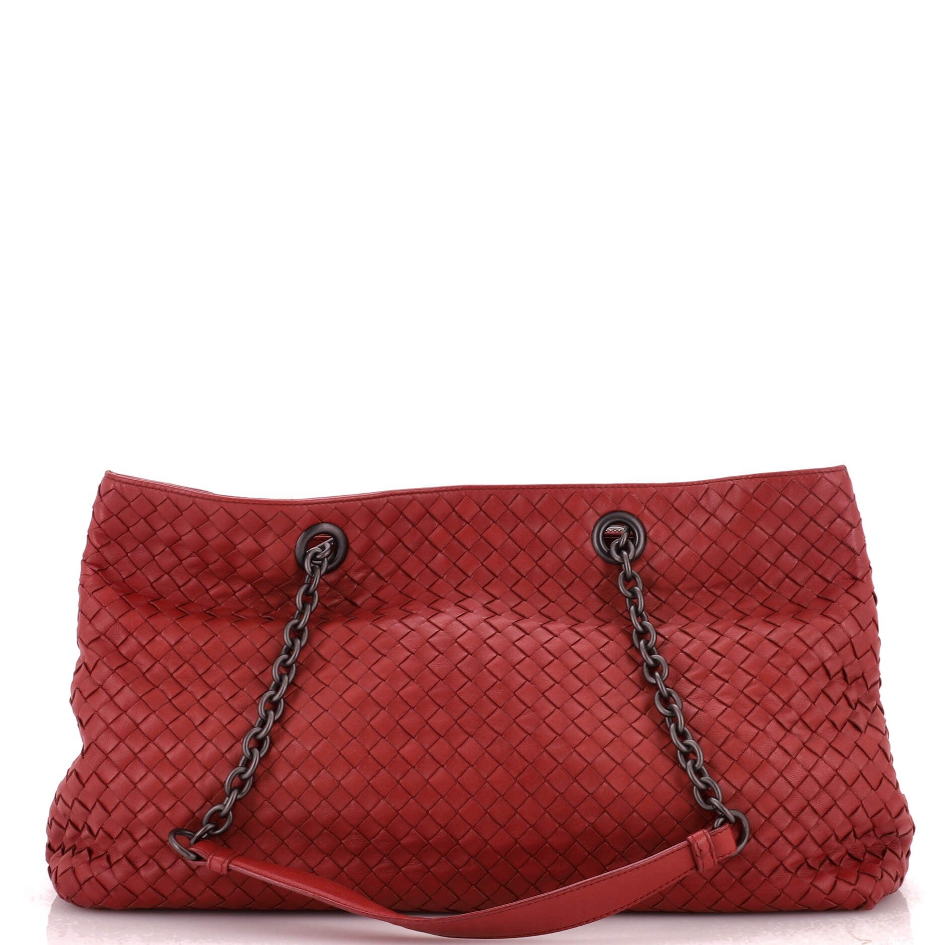 Bottega Veneta Double Chain Tote Intrecciato Nappa Large