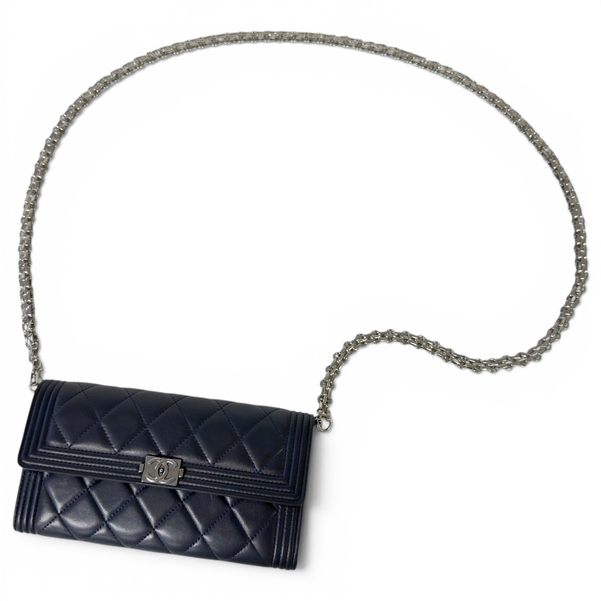 Boy leather crossbody bag