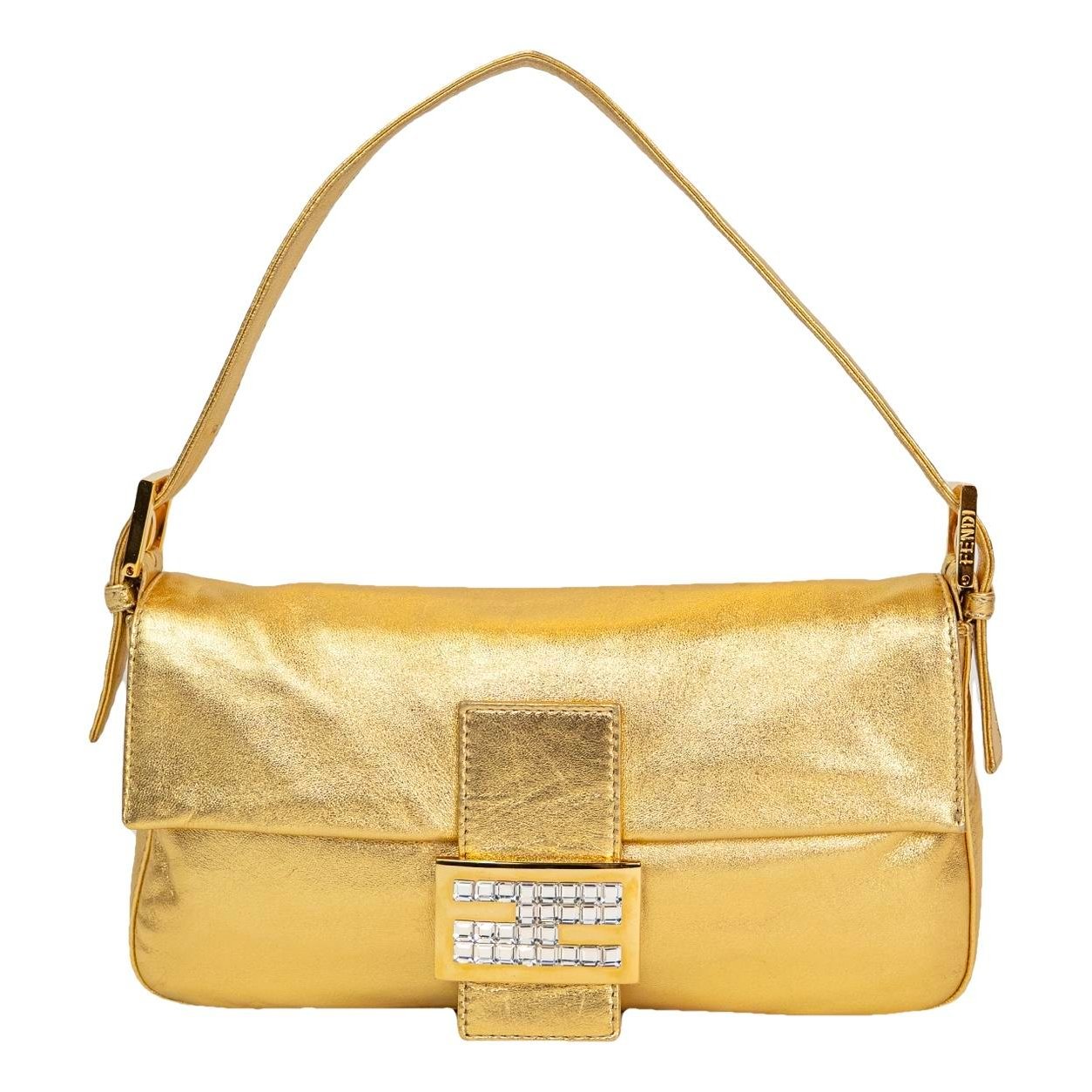 Baguette leather handbag