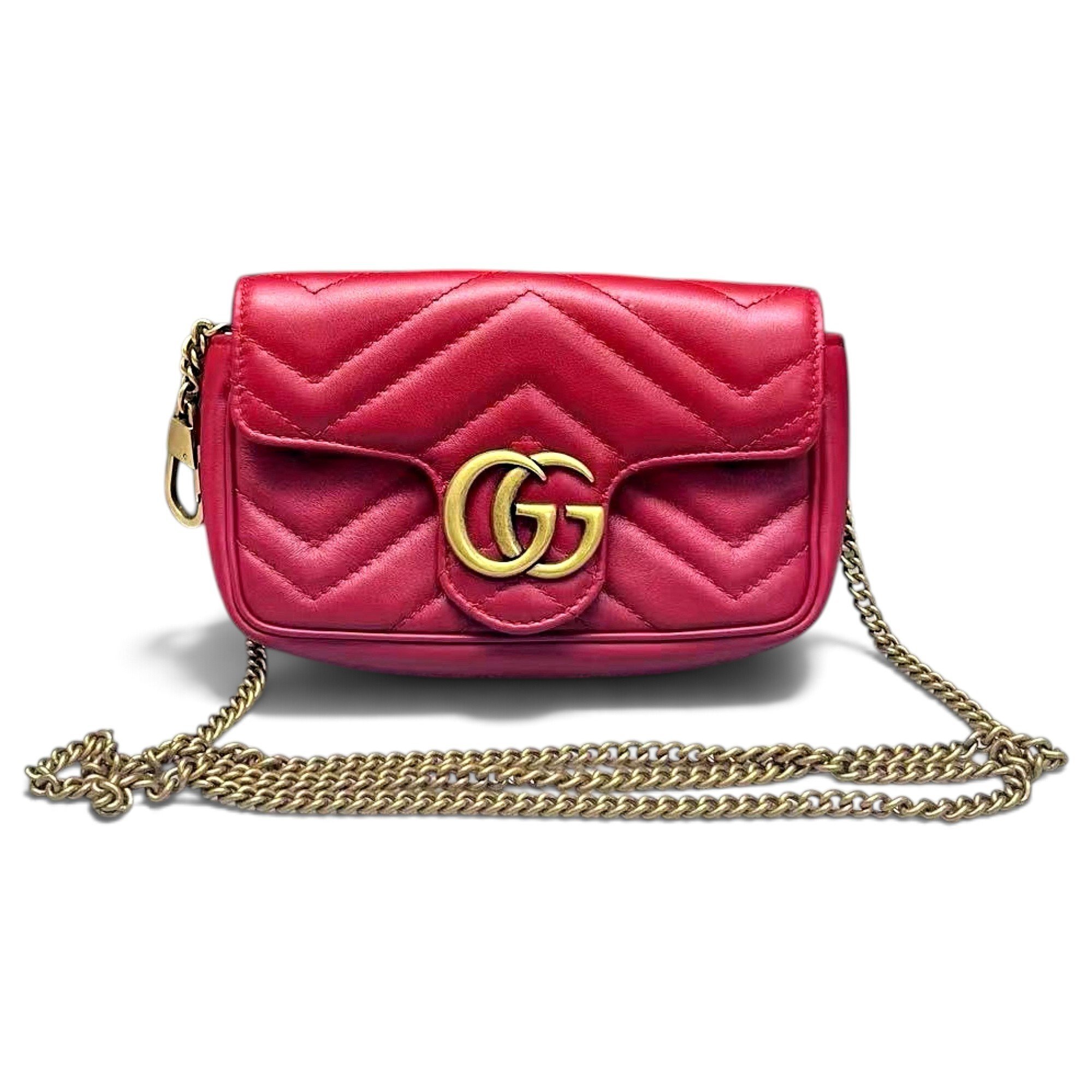 GG Marmont Flap leather crossbody bag
