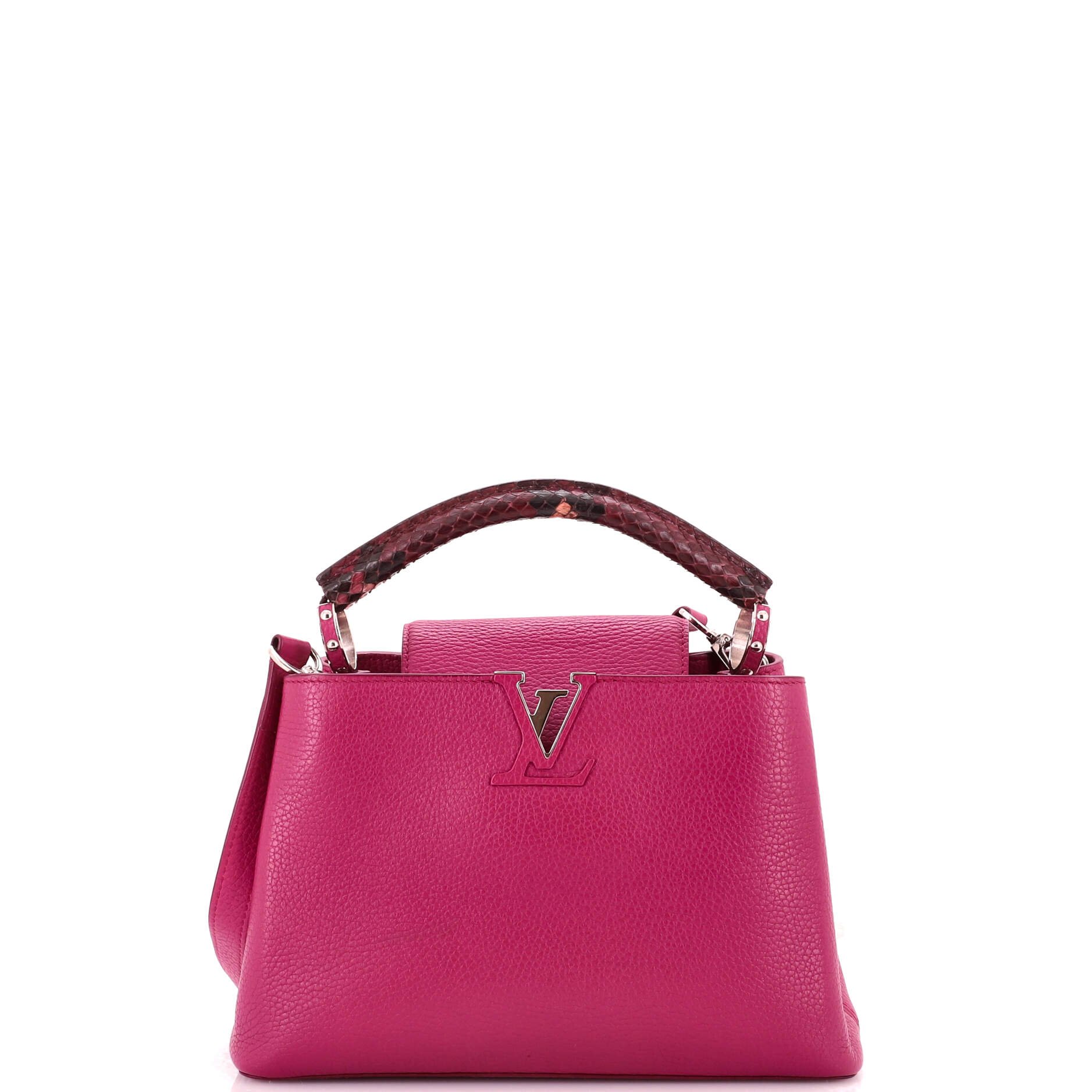 Capucines Bag Leather with Python BB