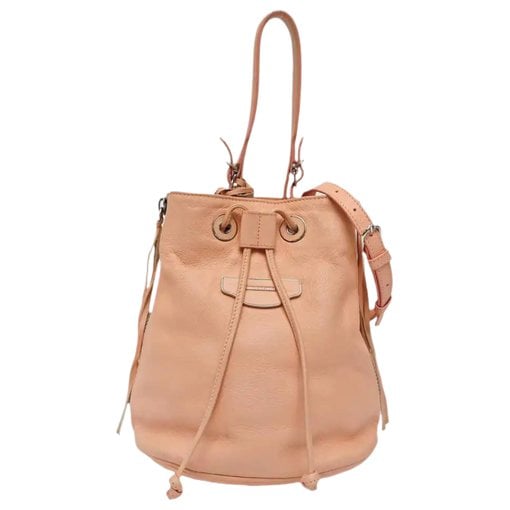 Papier leather handbag
