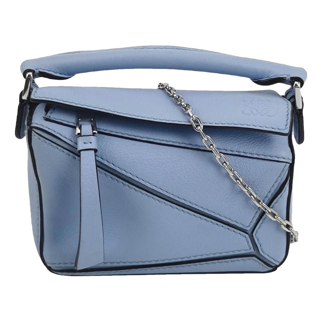 Puzzle leather mini bag