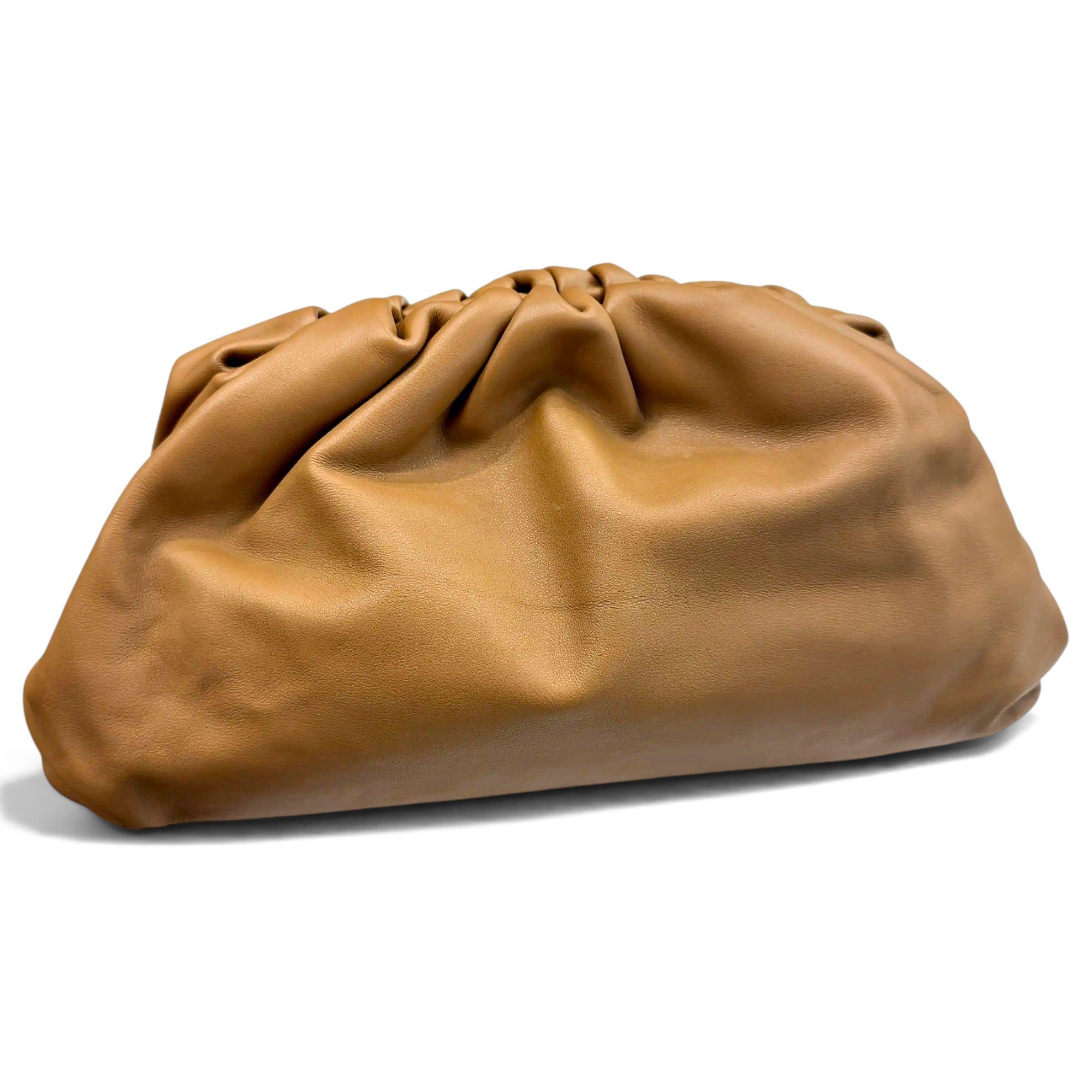 Pouch leather handbag