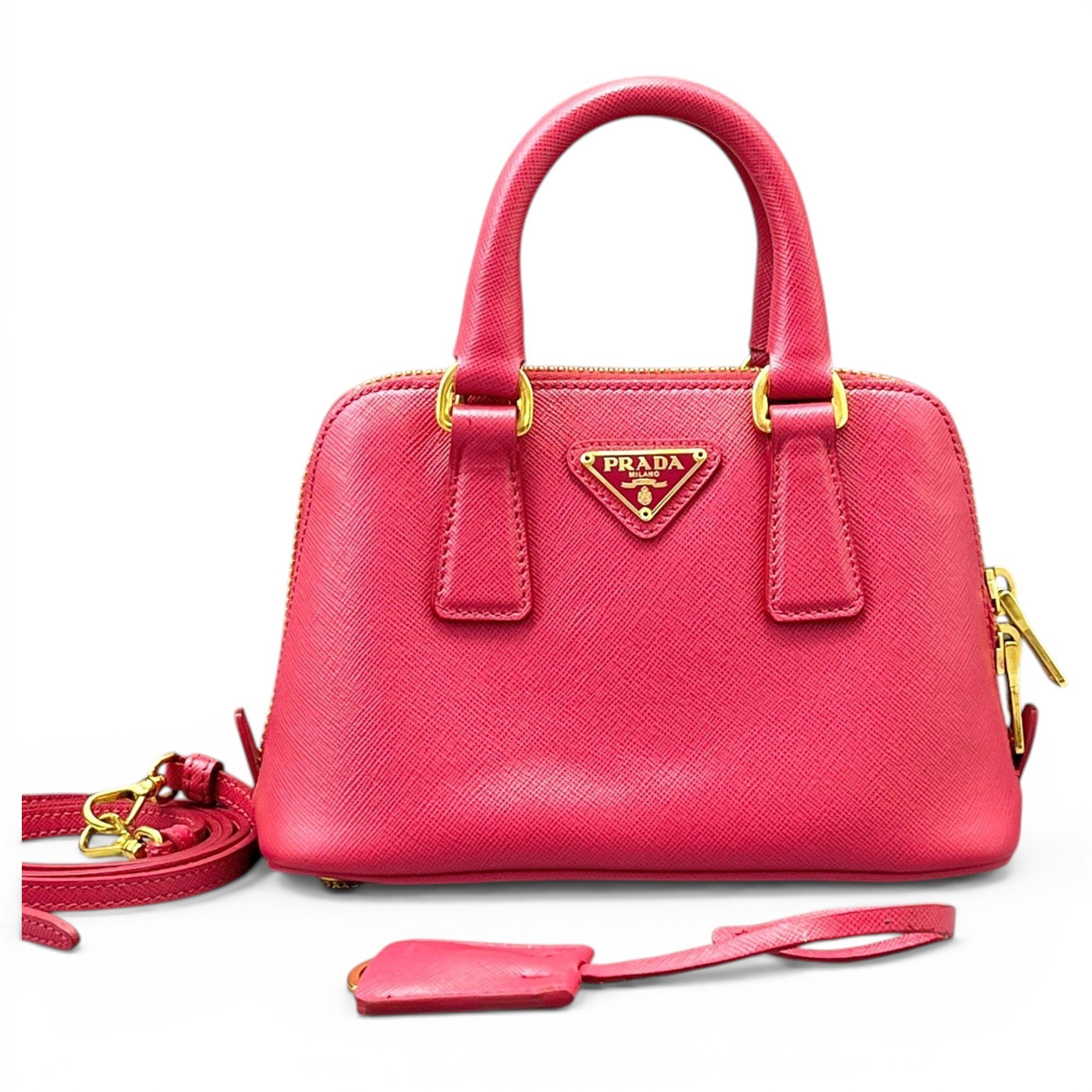 Promenade leather handbag