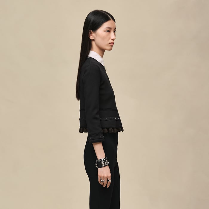 Noir Zipped Jacket