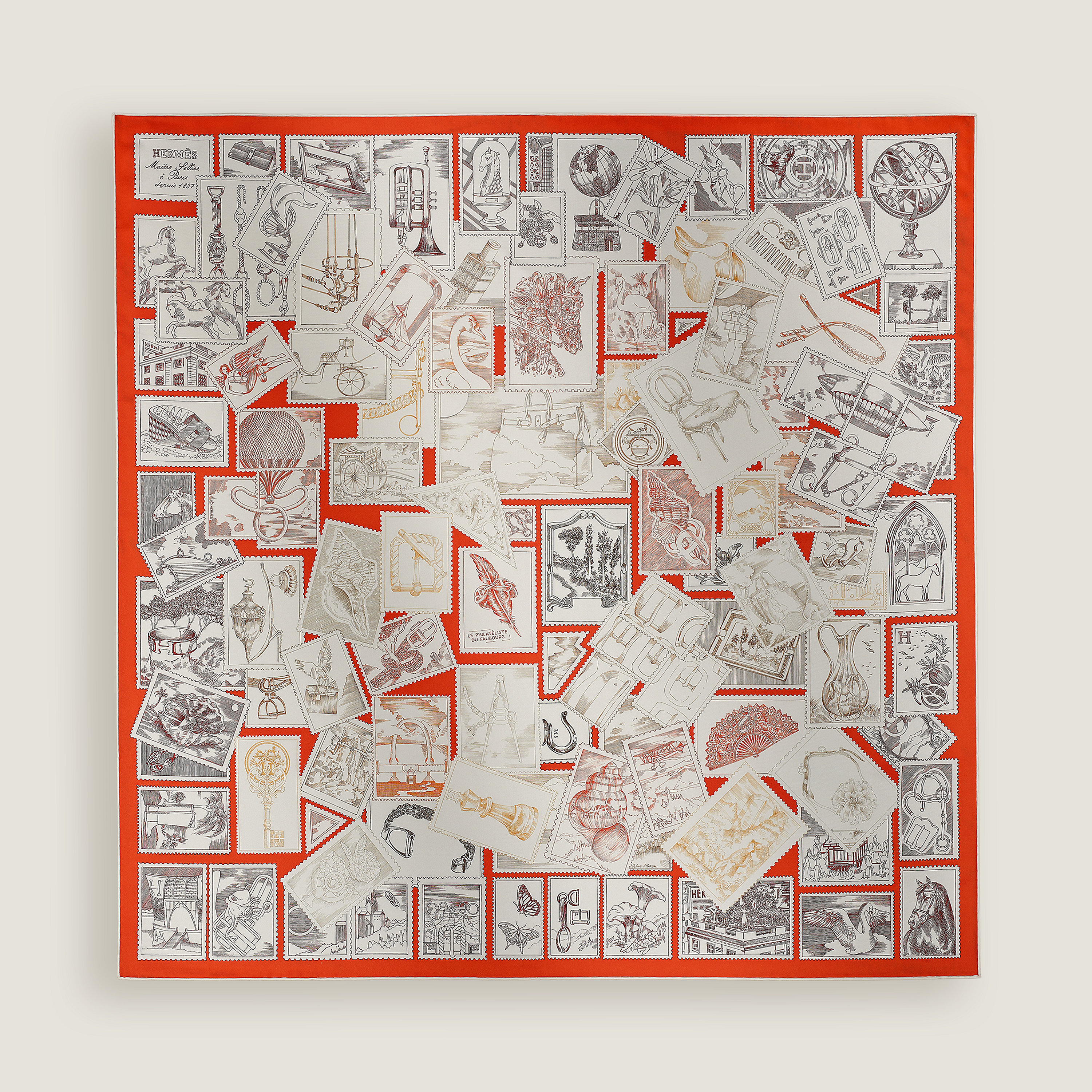 Le Philateliste du Faubourg scarf 90