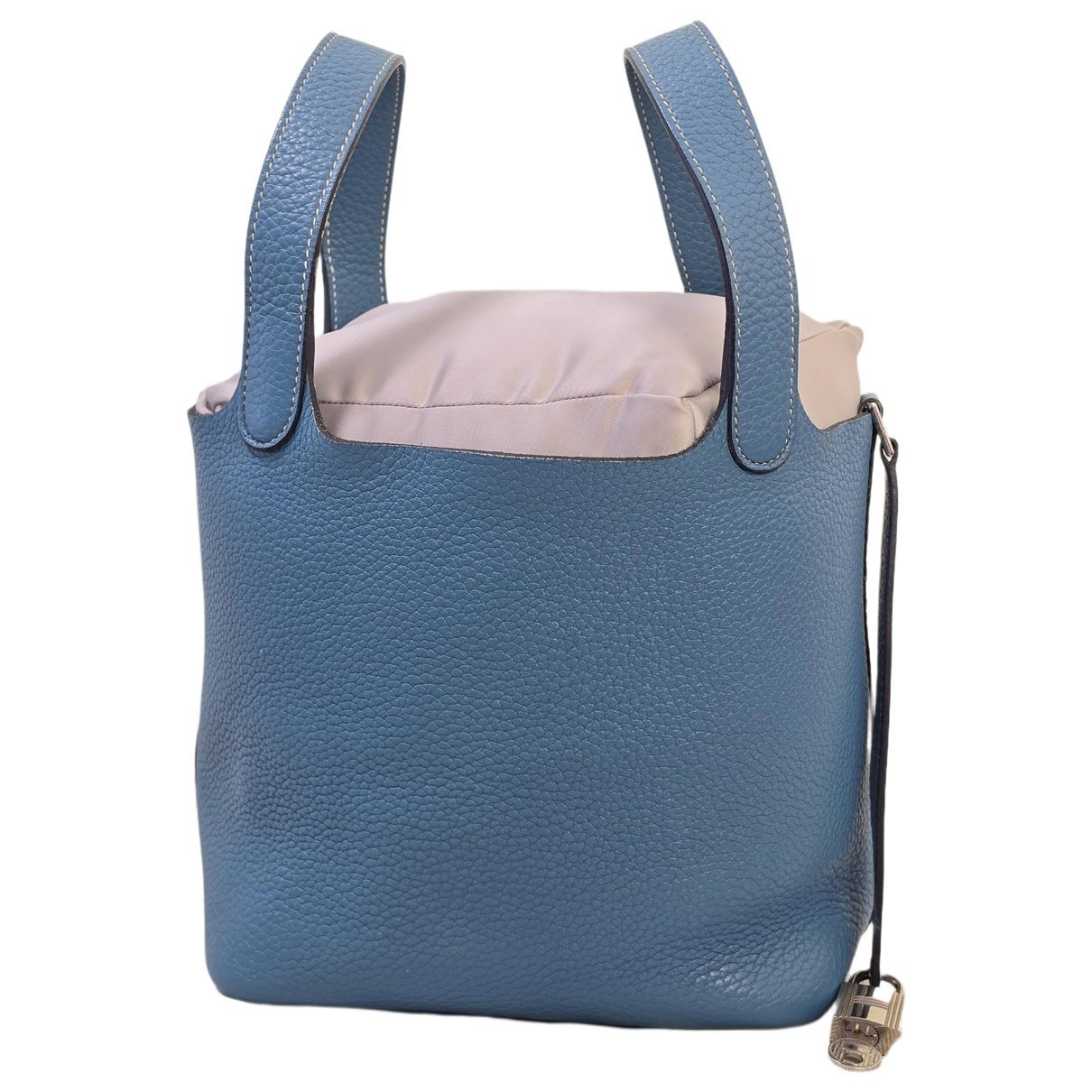 Picotin leather tote