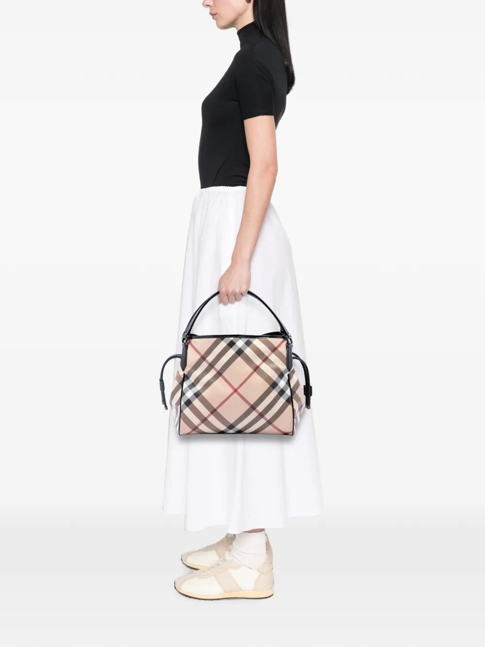 2000-2017 Supernova Check Coated Canvas Bilmore tote bag