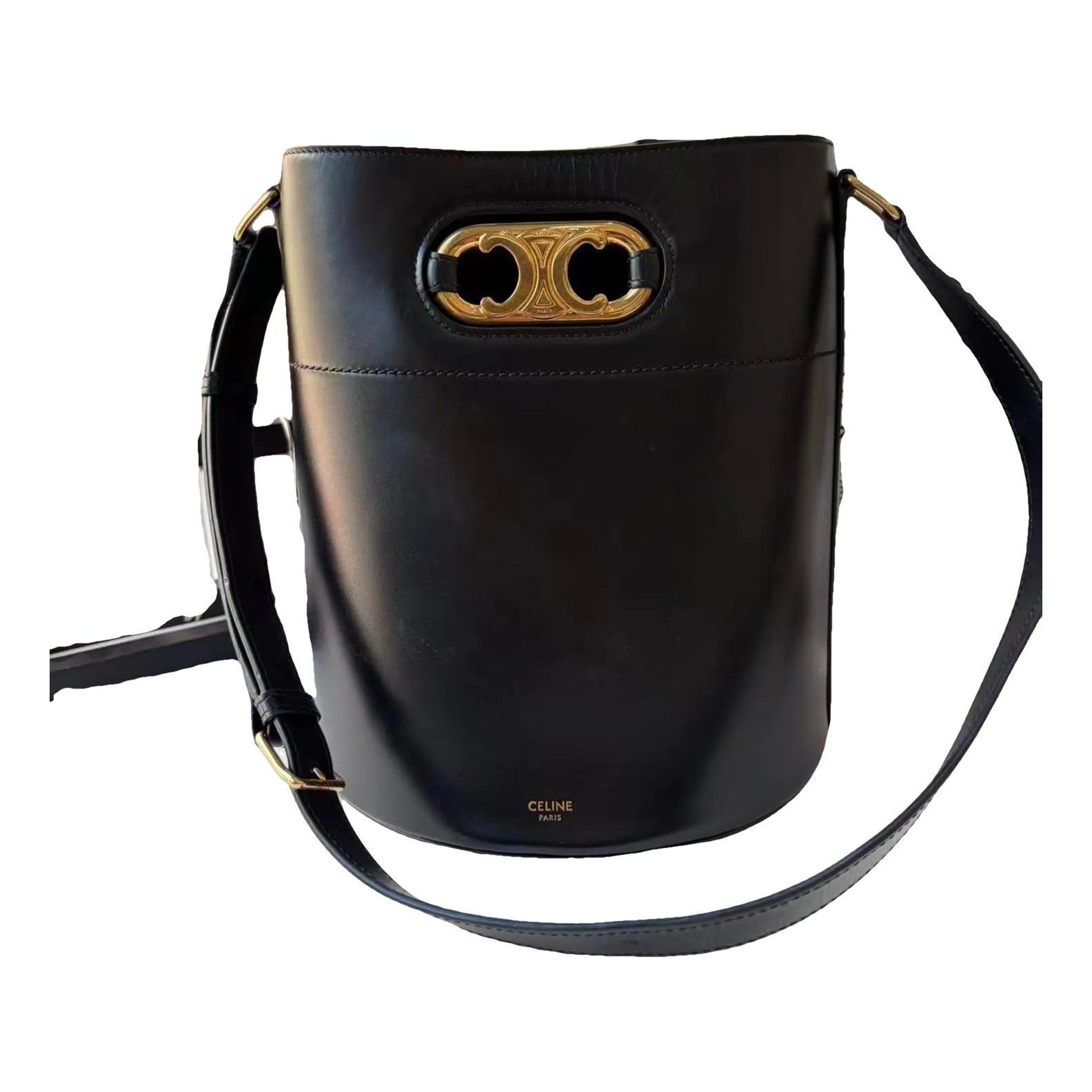 Triomphe Maillon leather crossbody bag