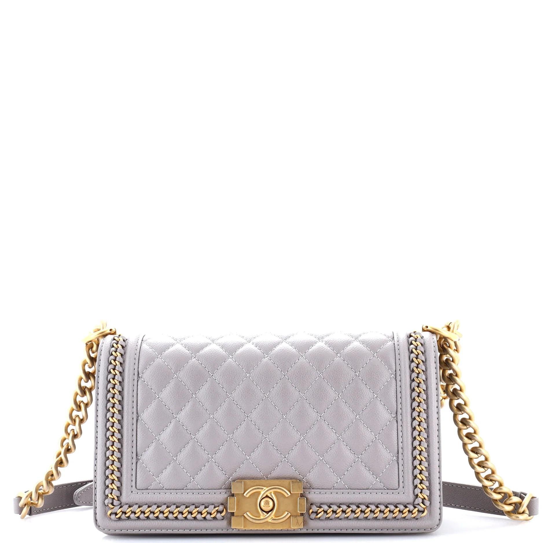 Boy leather crossbody bag