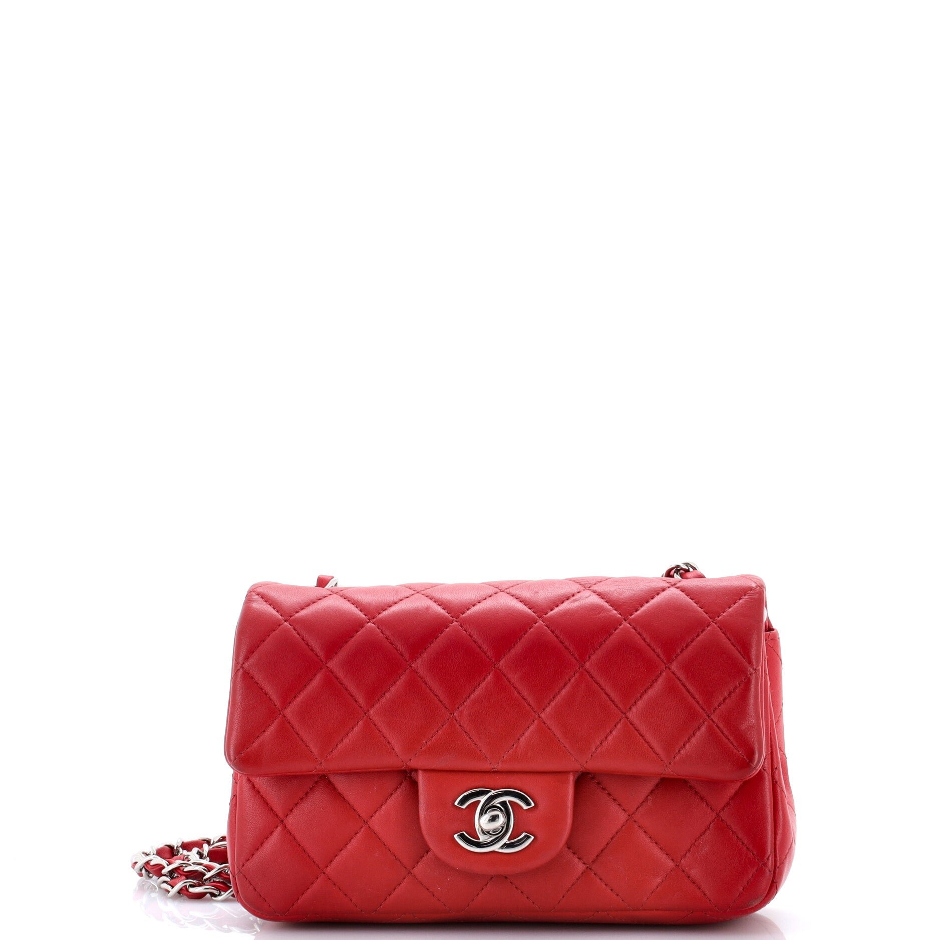 Classic Single Flap Bag Quilted Lambskin Mini