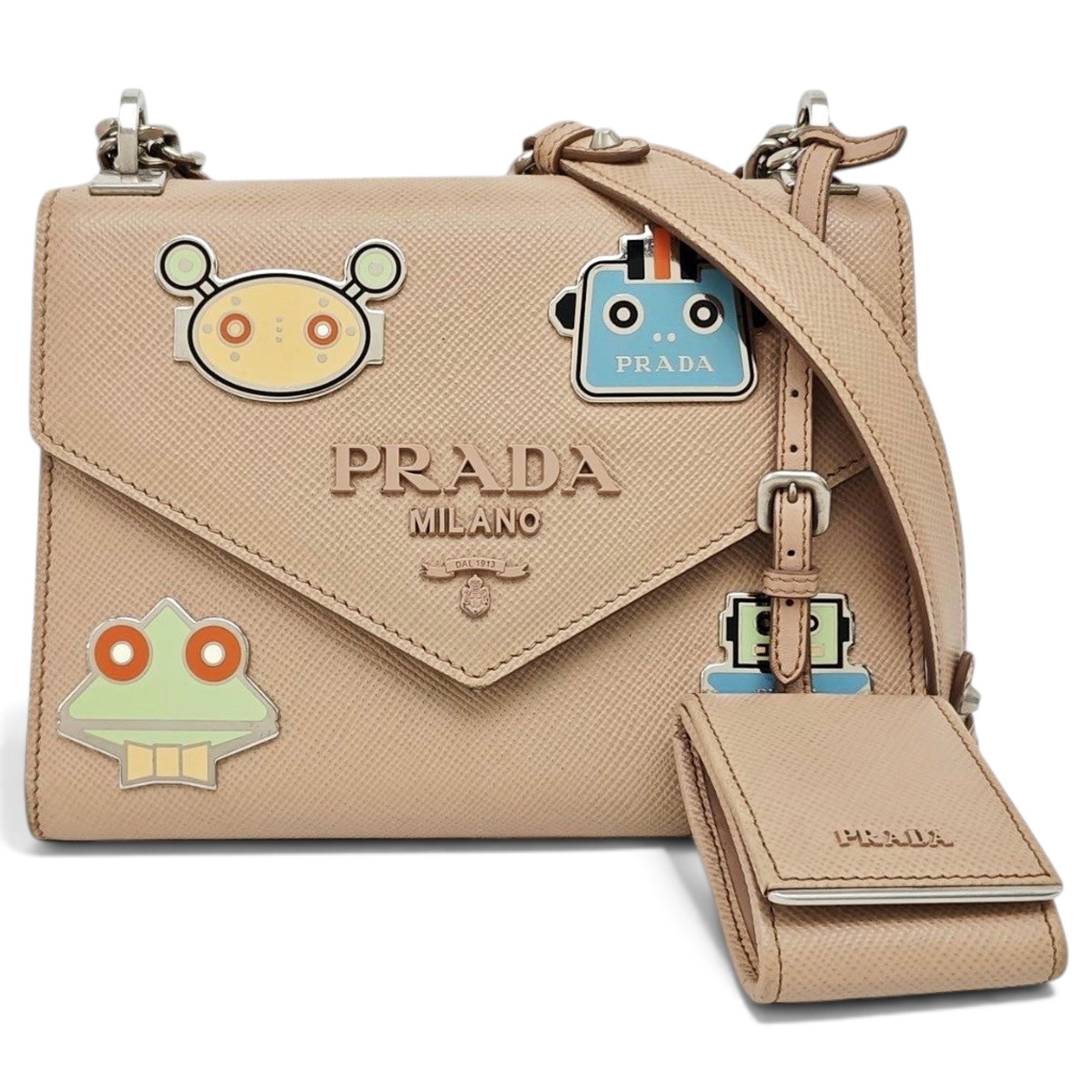 Prada Monochrome leather handbag