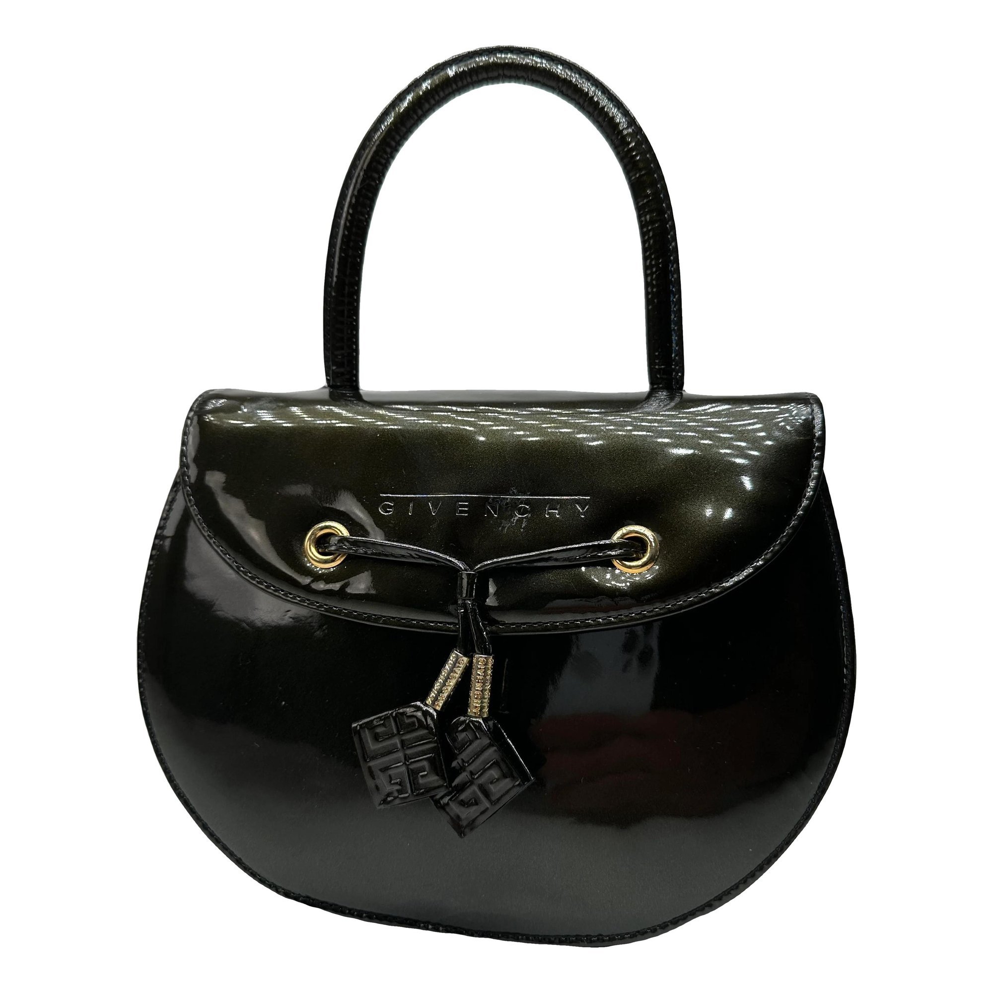 Antigona patent leather handbag