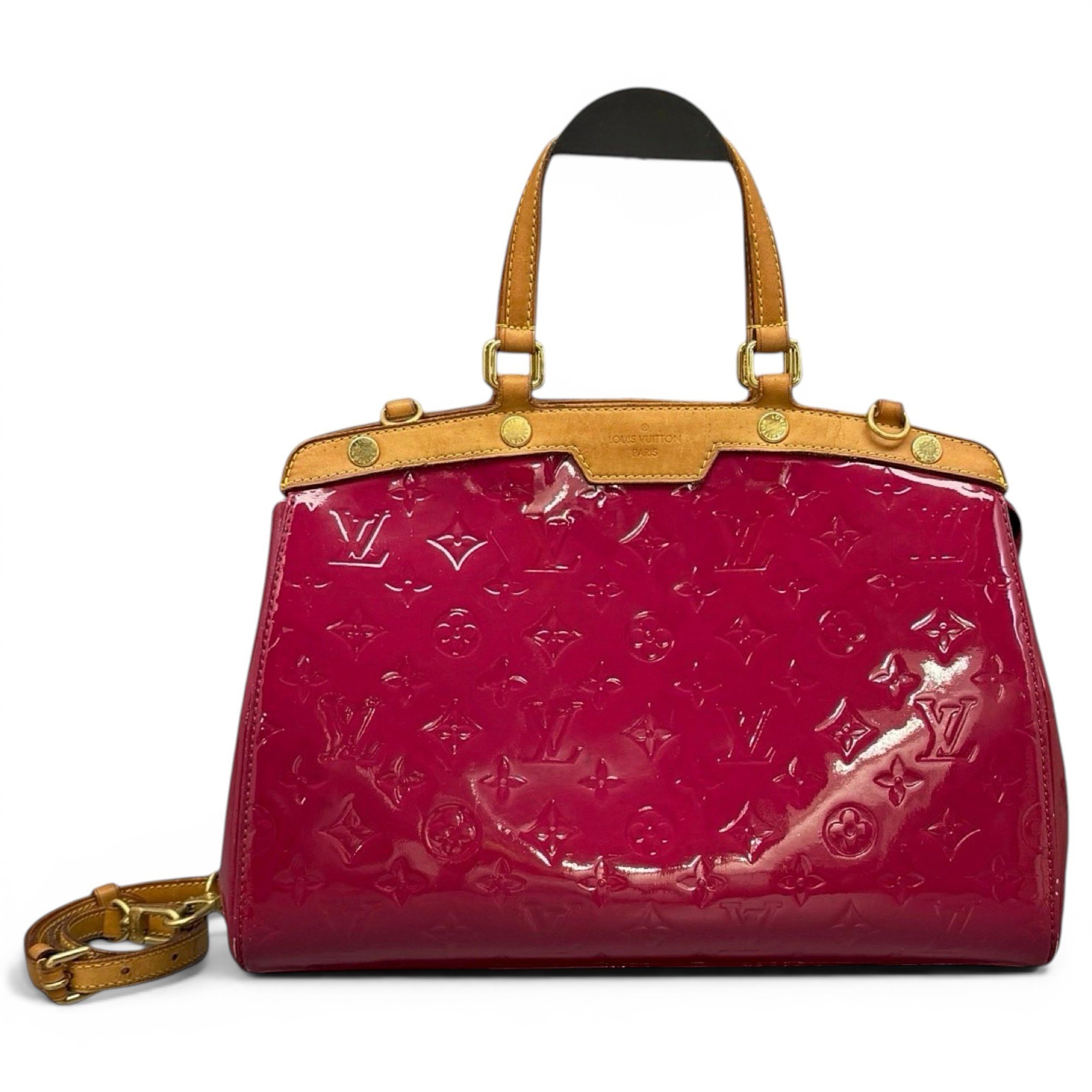 Bréa patent leather handbag