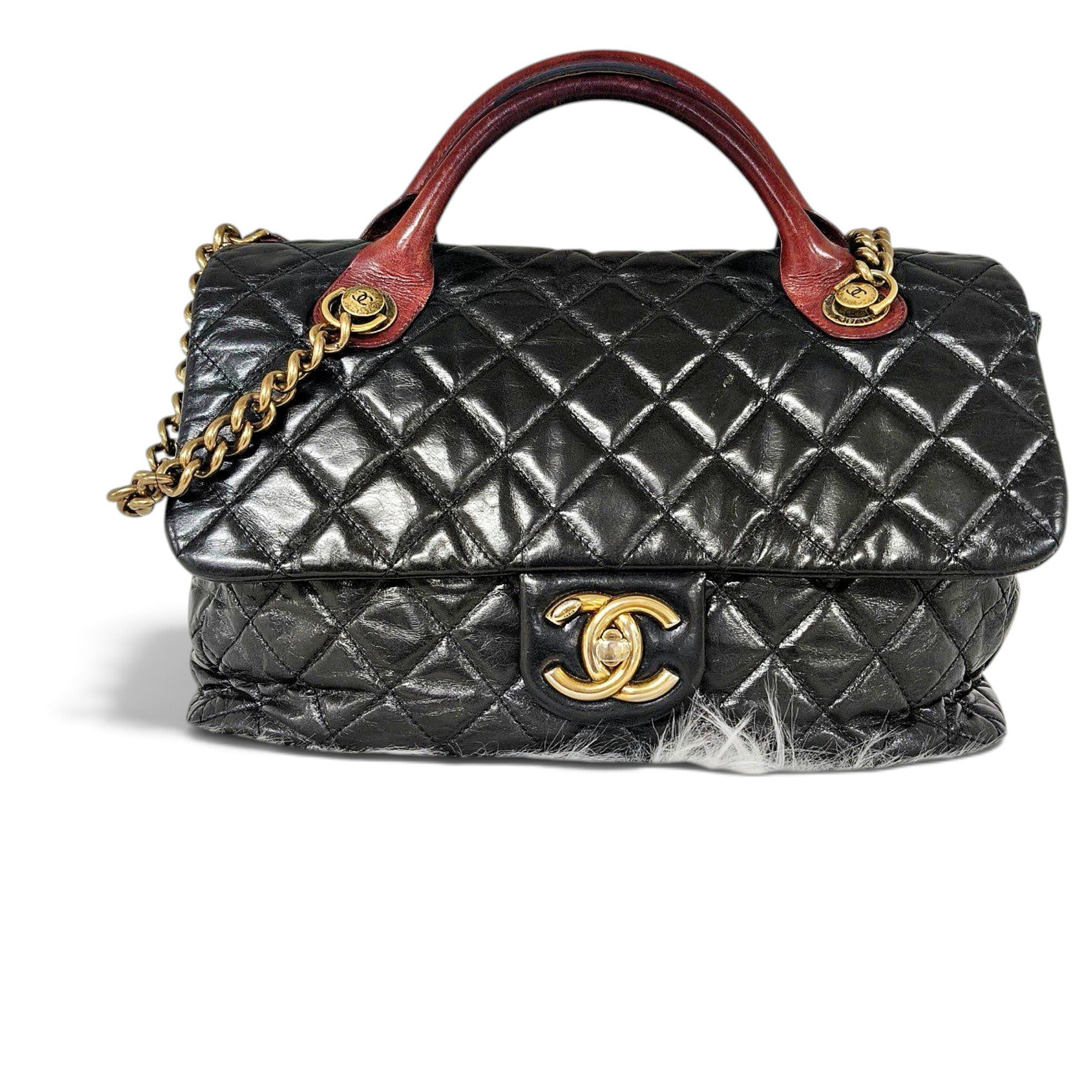 Leather handbag