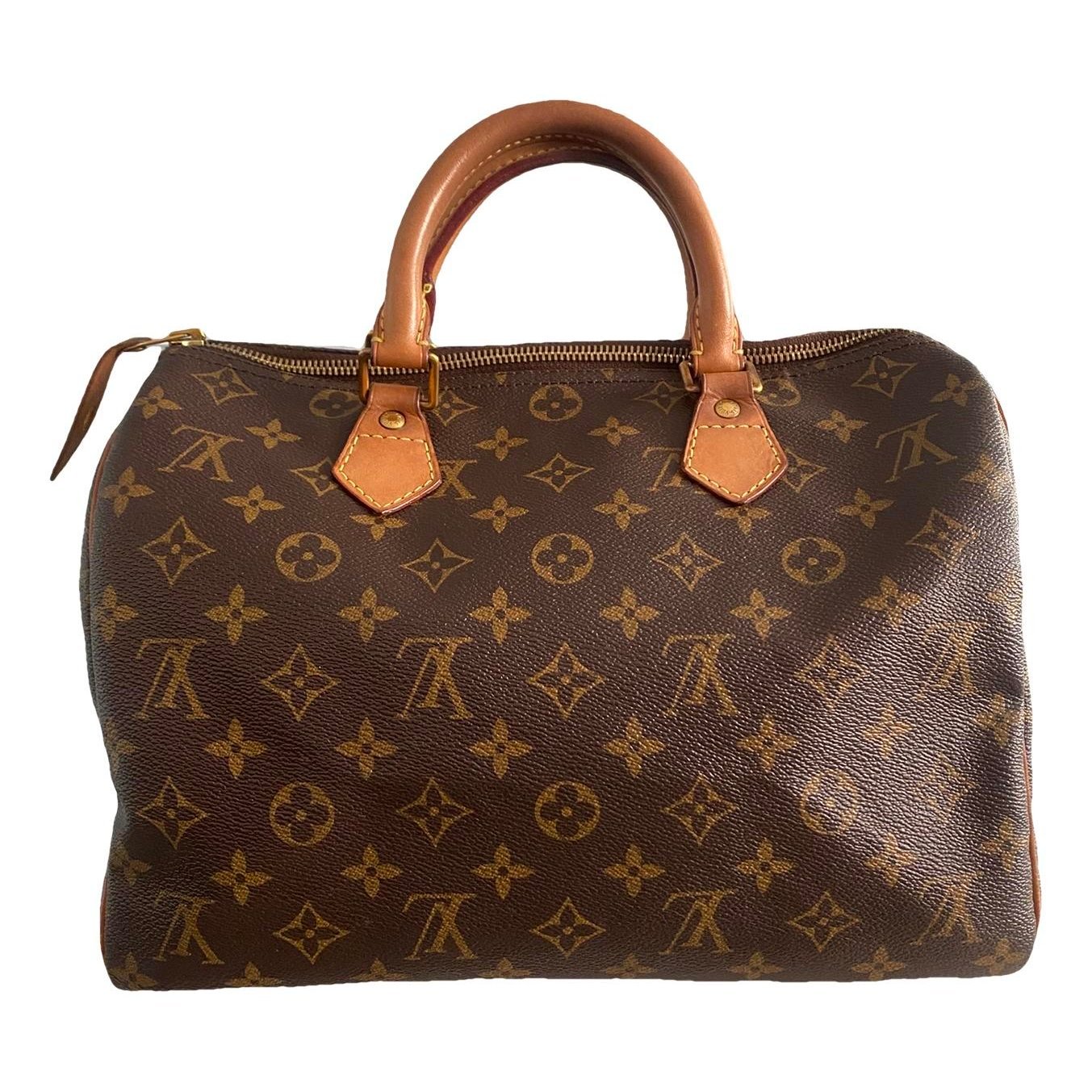 Speedy leather handbag