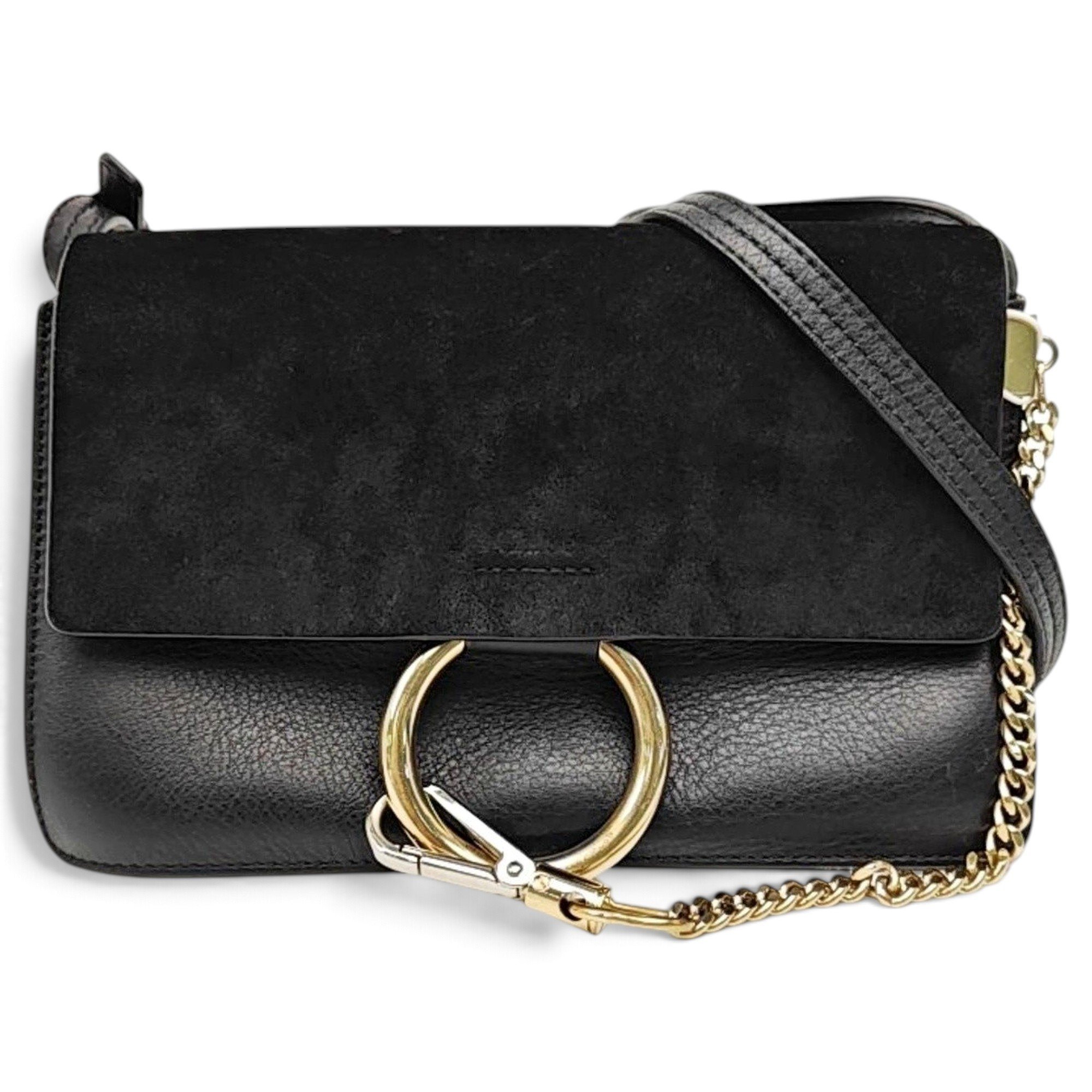 Faye leather handbag