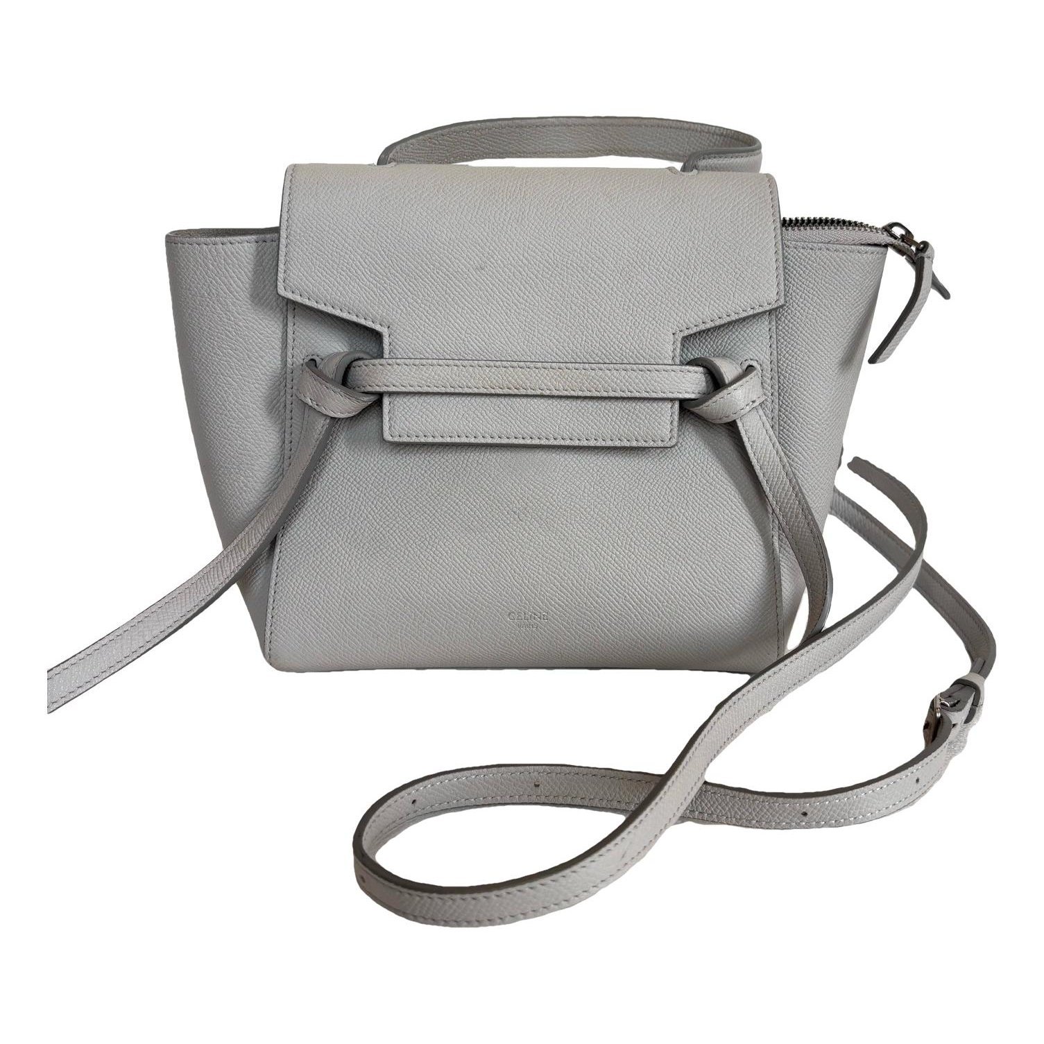 Belt leather handbag