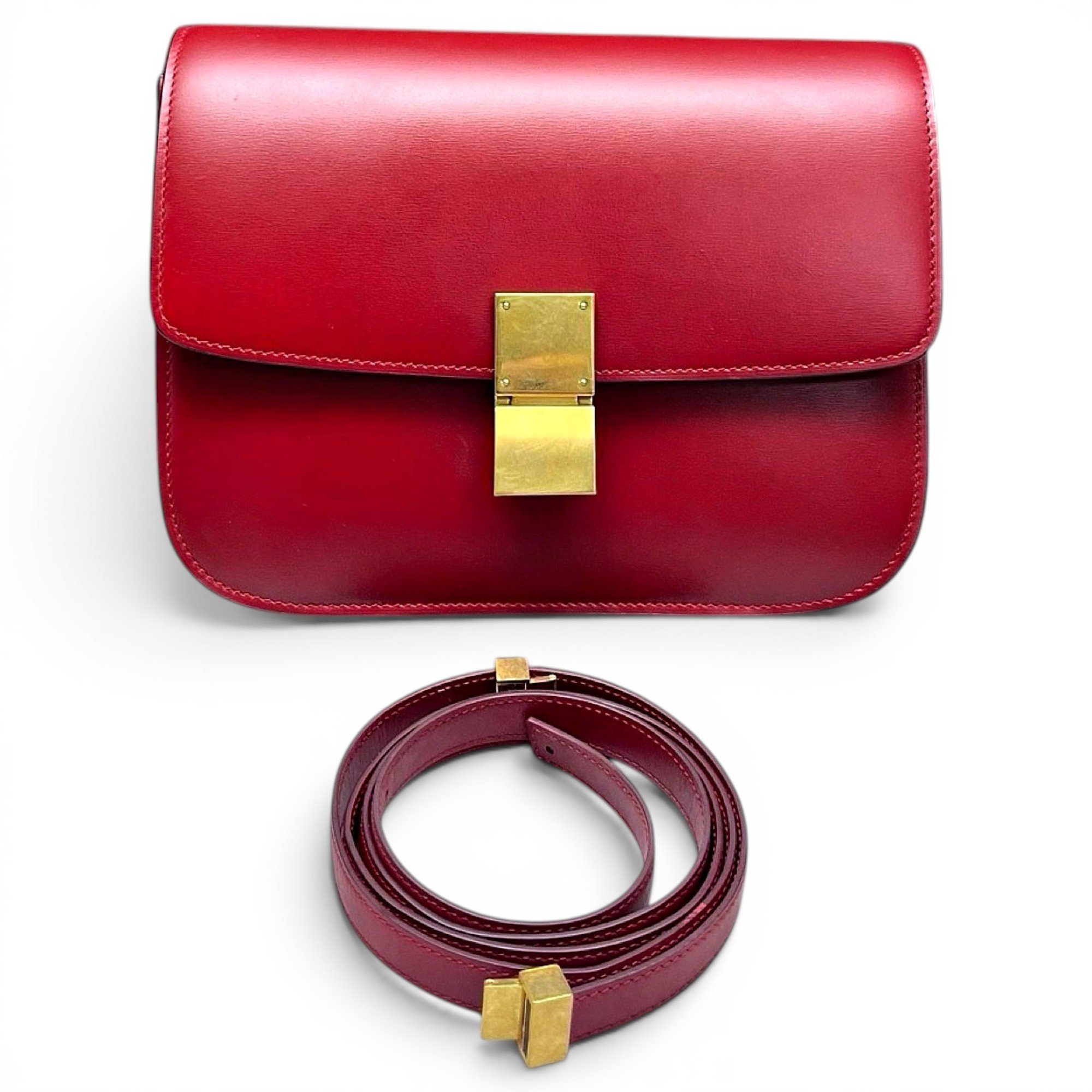 Classic leather handbag