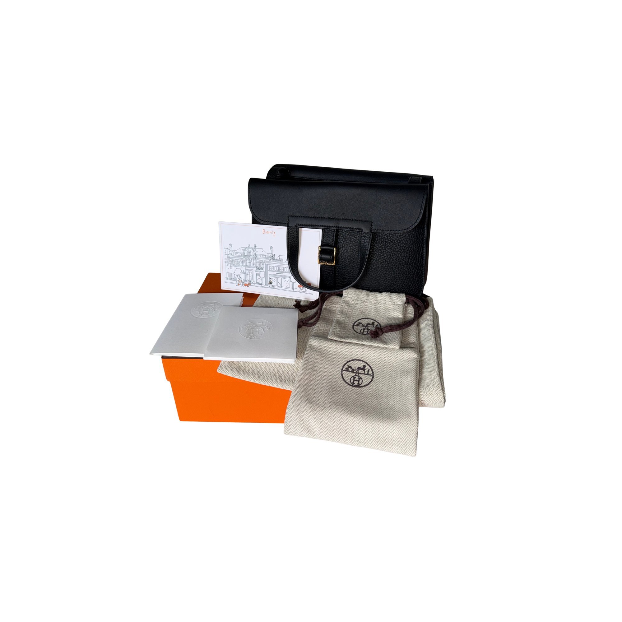 Halzan leather crossbody bag
