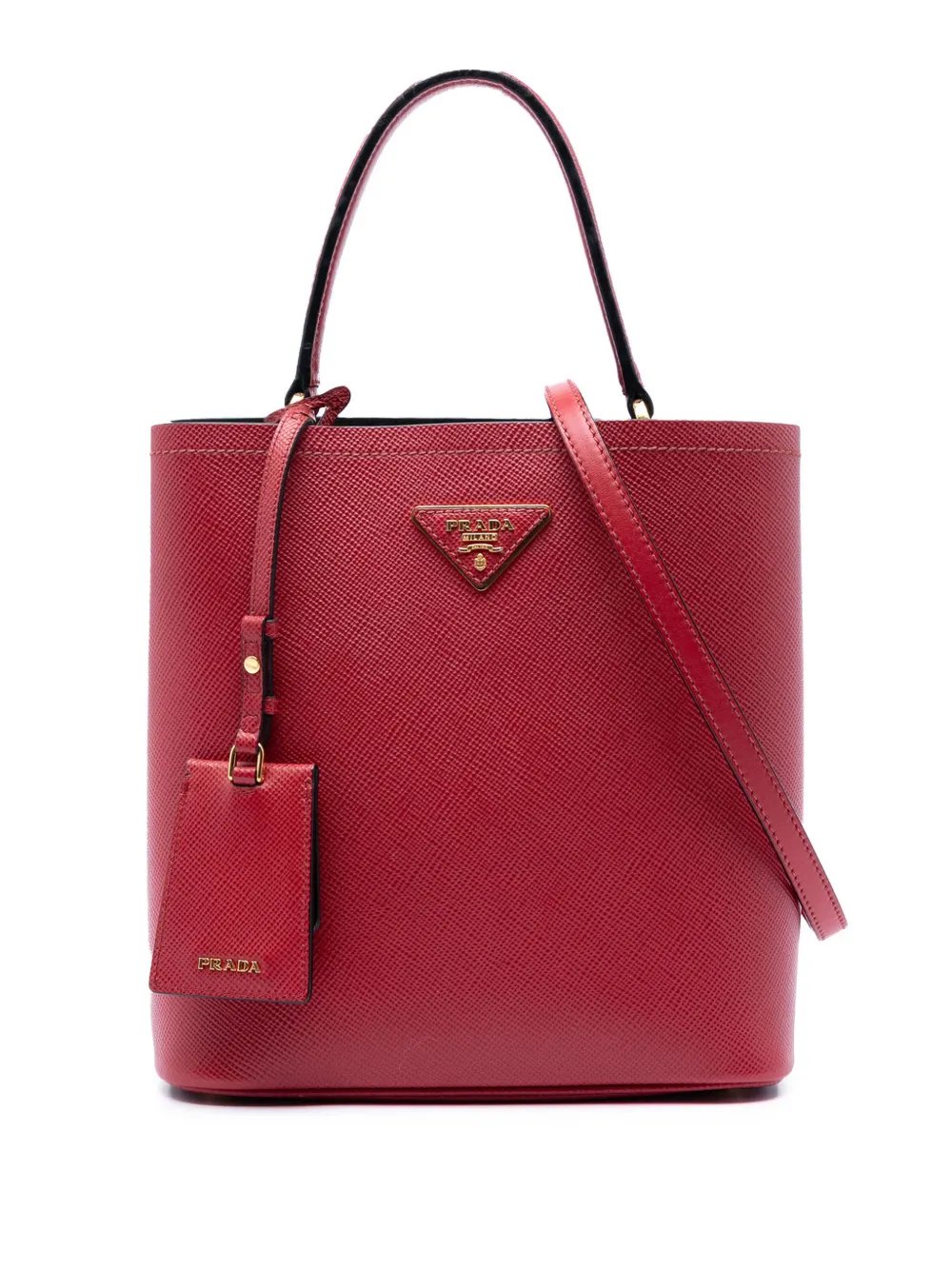 2010-2026 Medium Saffiano Cuir Panier satchel