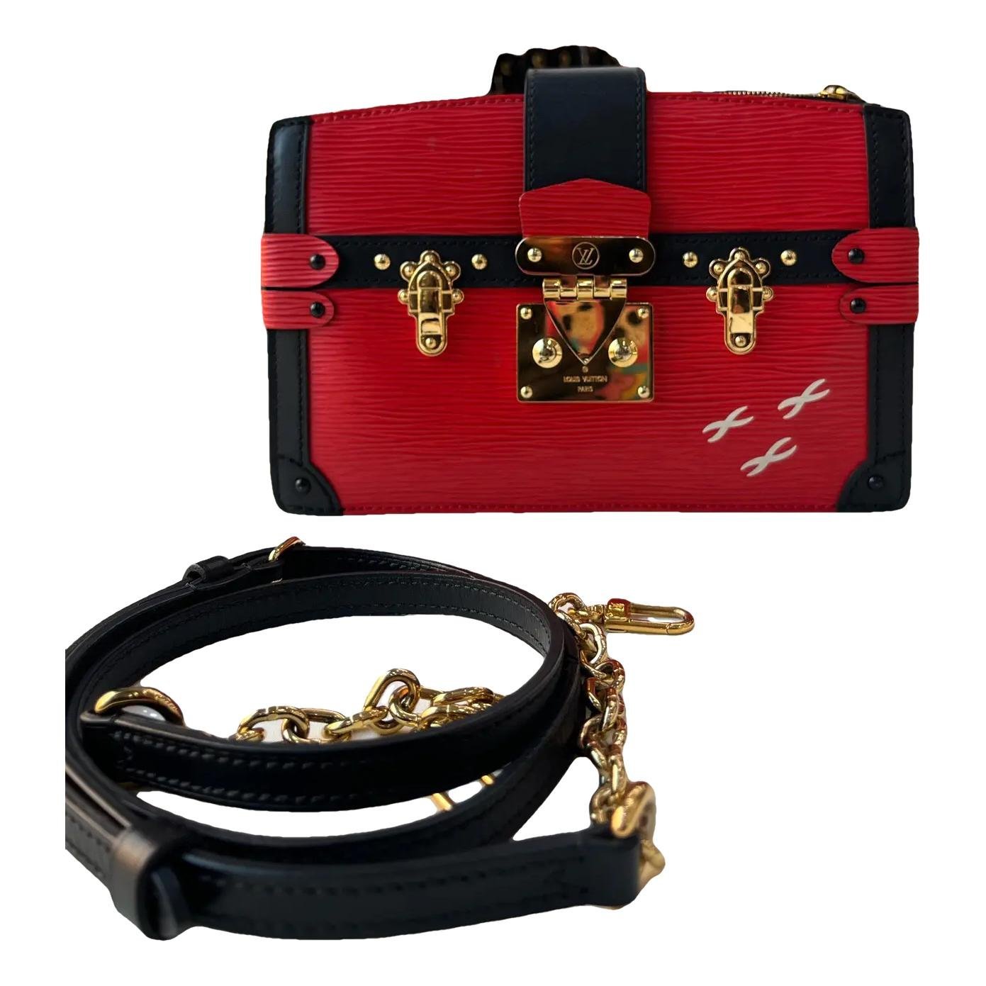 Louis Vuitton Petite Malle leather crossbody bag