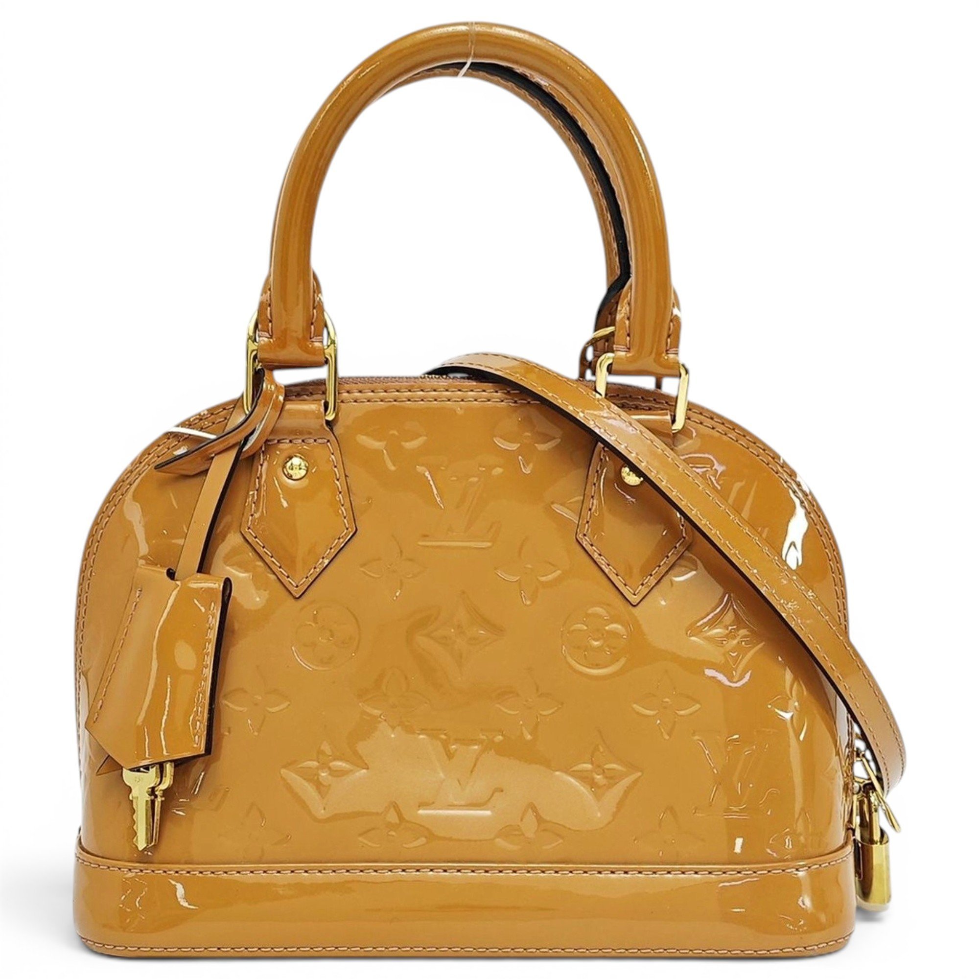 Alma patent leather handbag