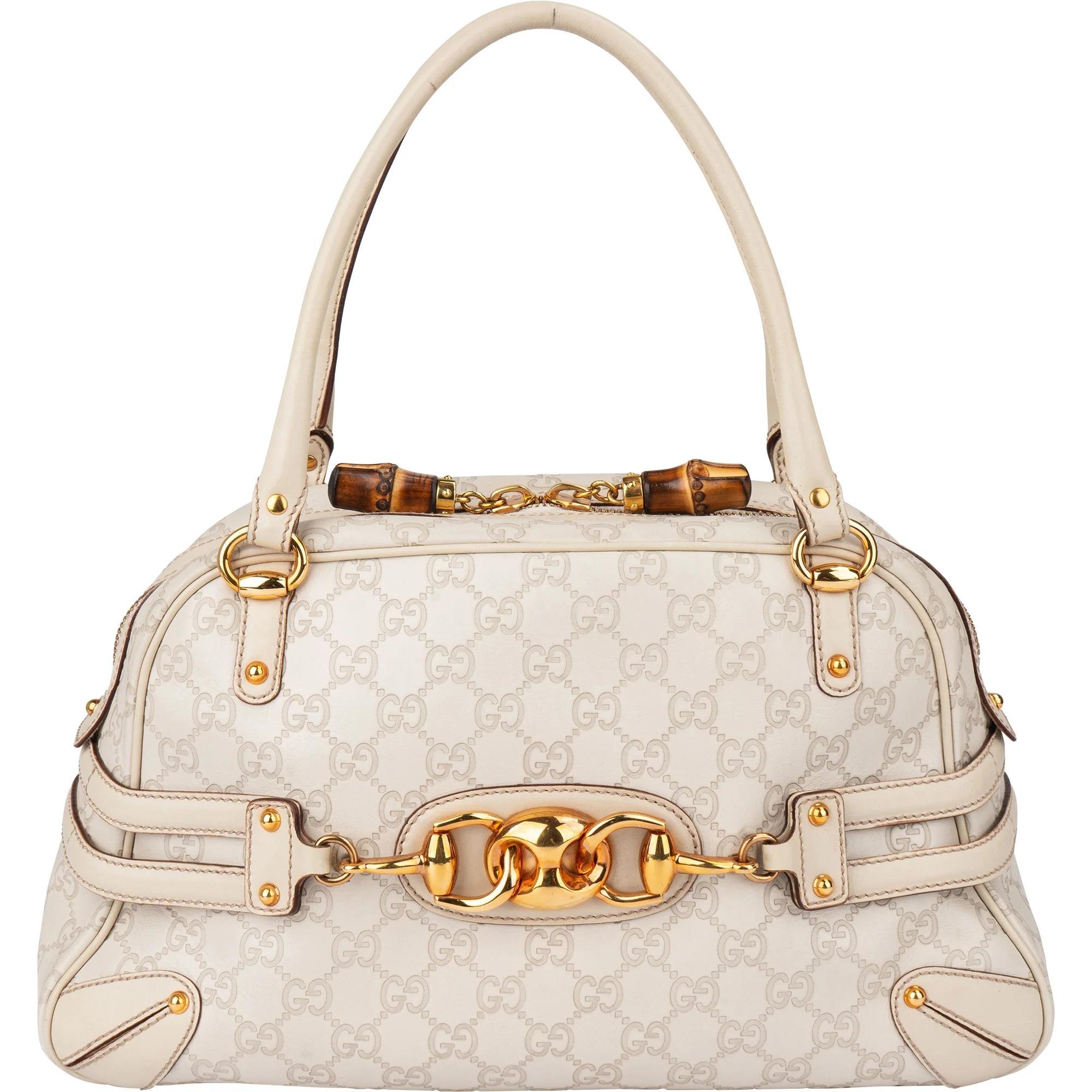 Horsebit 1955 Chain leather satchel