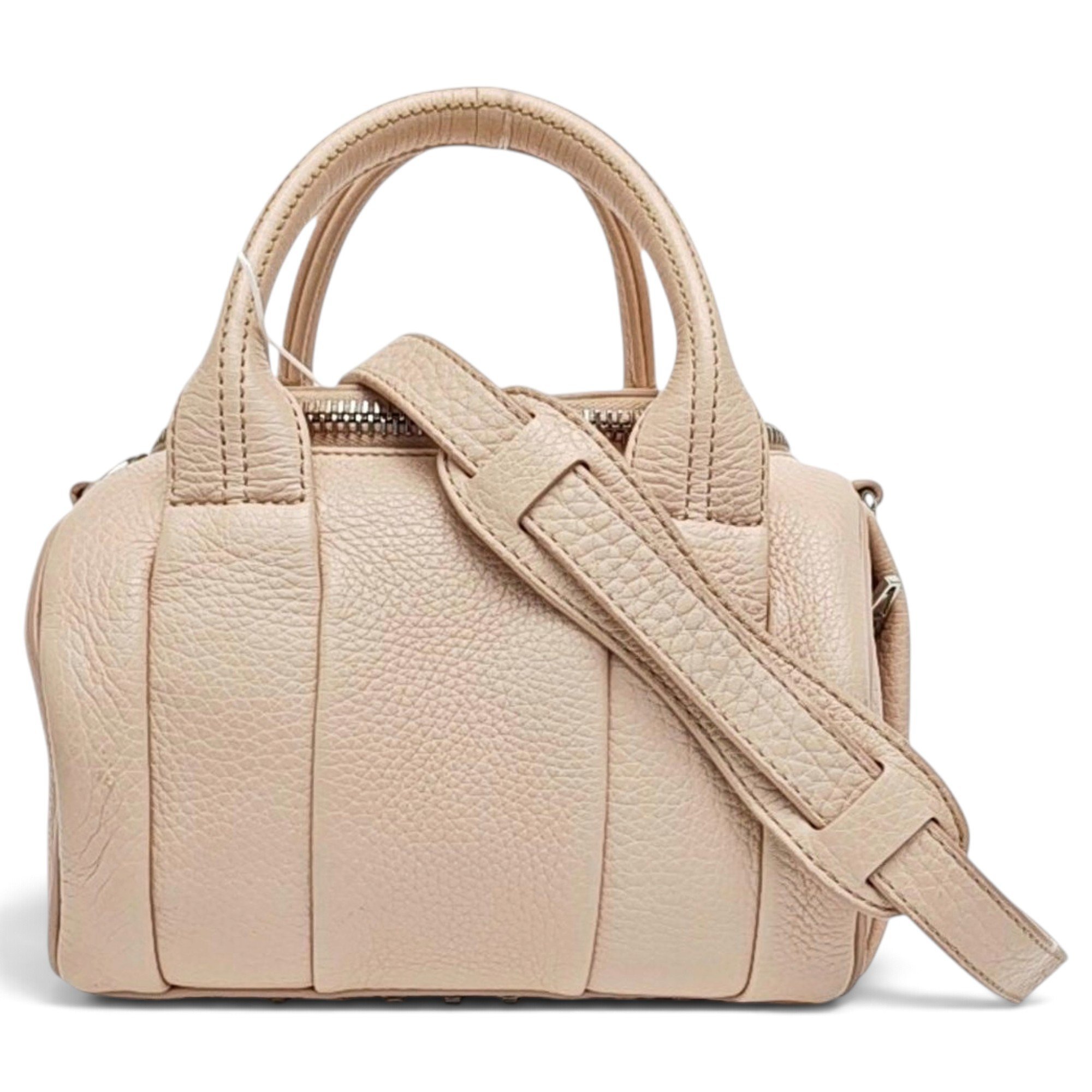 Rockie leather bowling bag