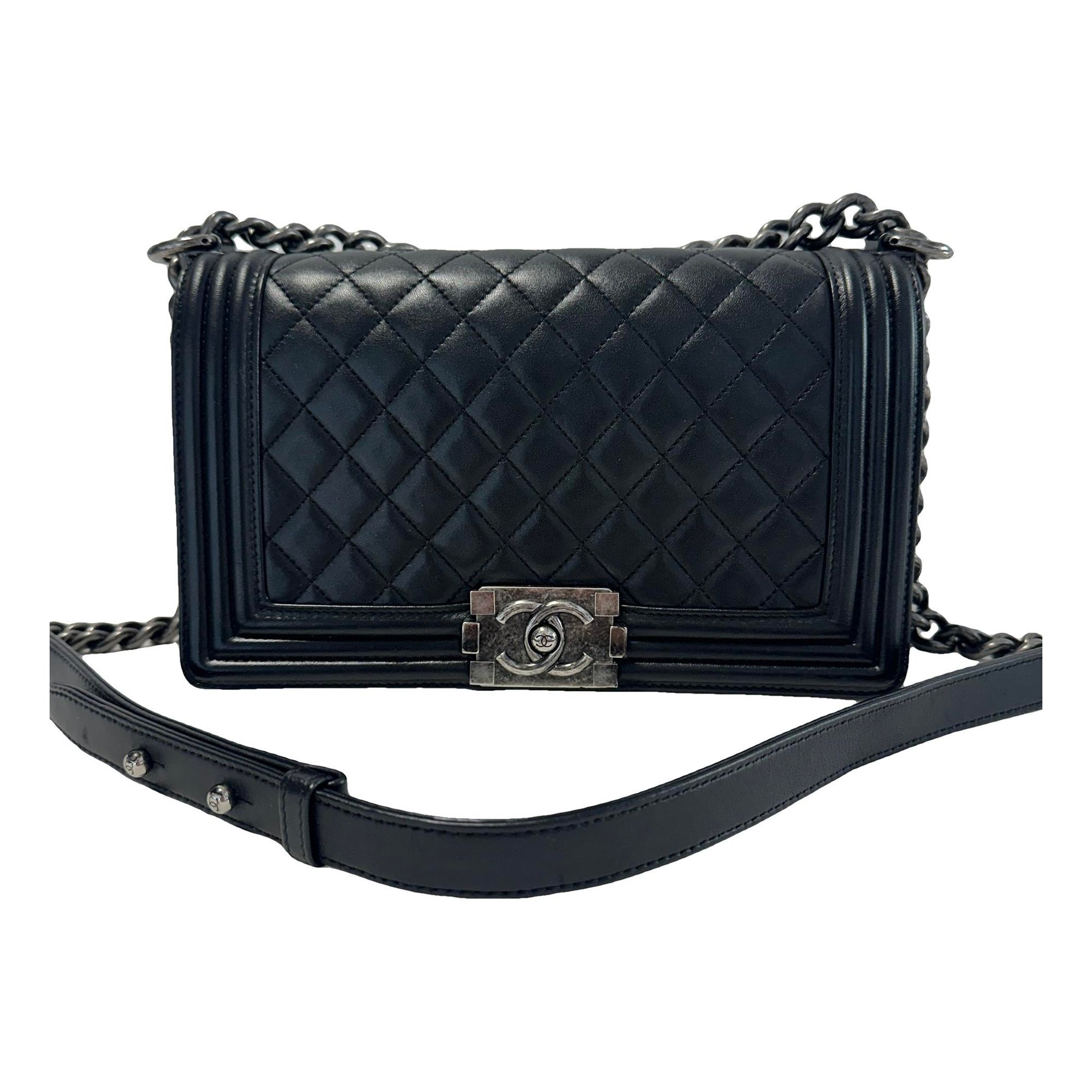 Boy leather crossbody bag