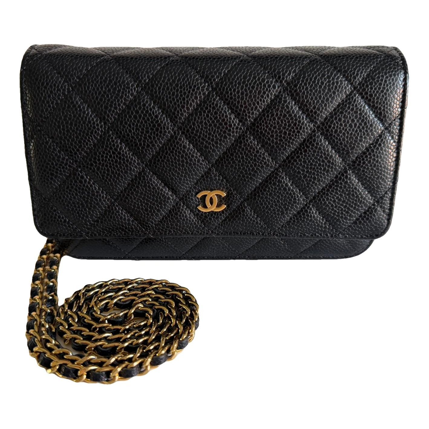 Wallet On Chain Timeless/Classique leather crossbody bag
