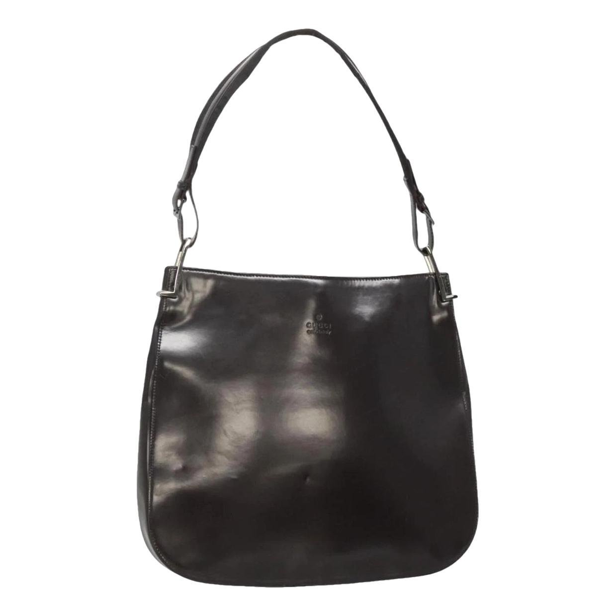 Patent leather handbag