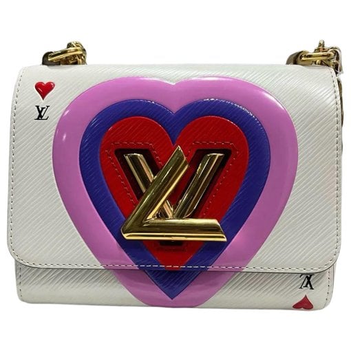 Twist leather handbag