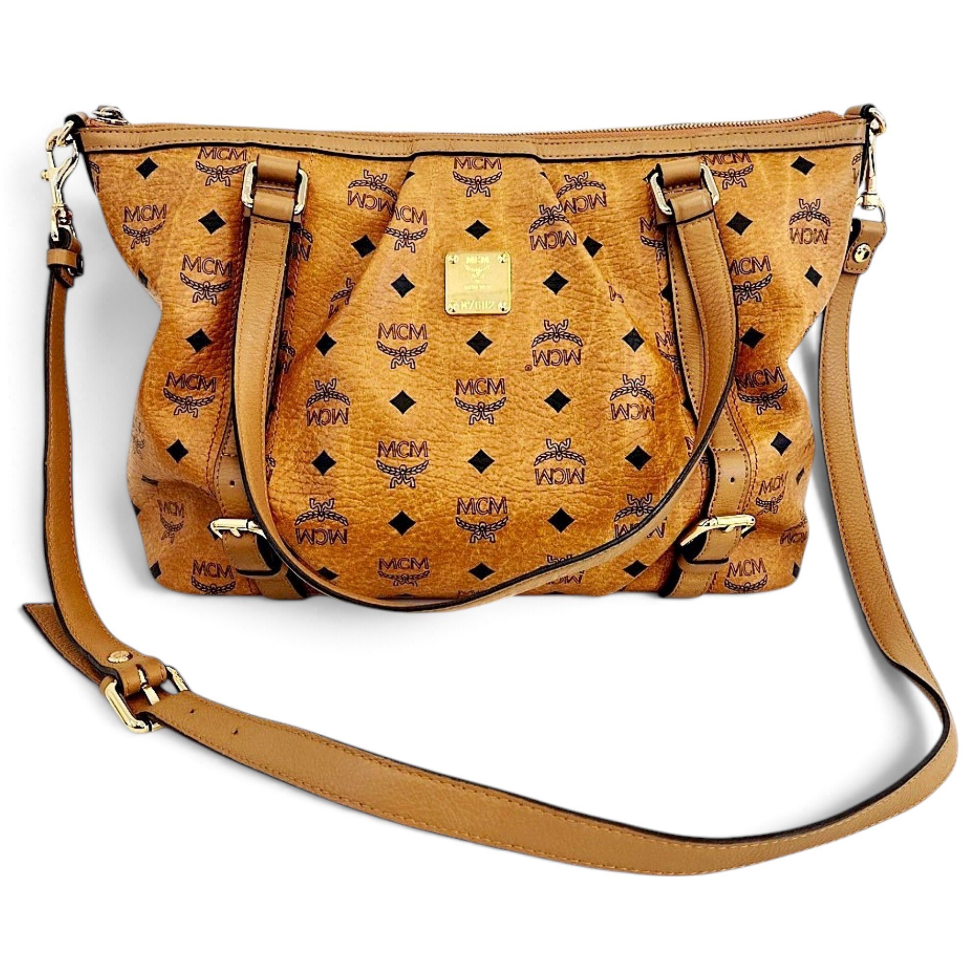 Leather tote