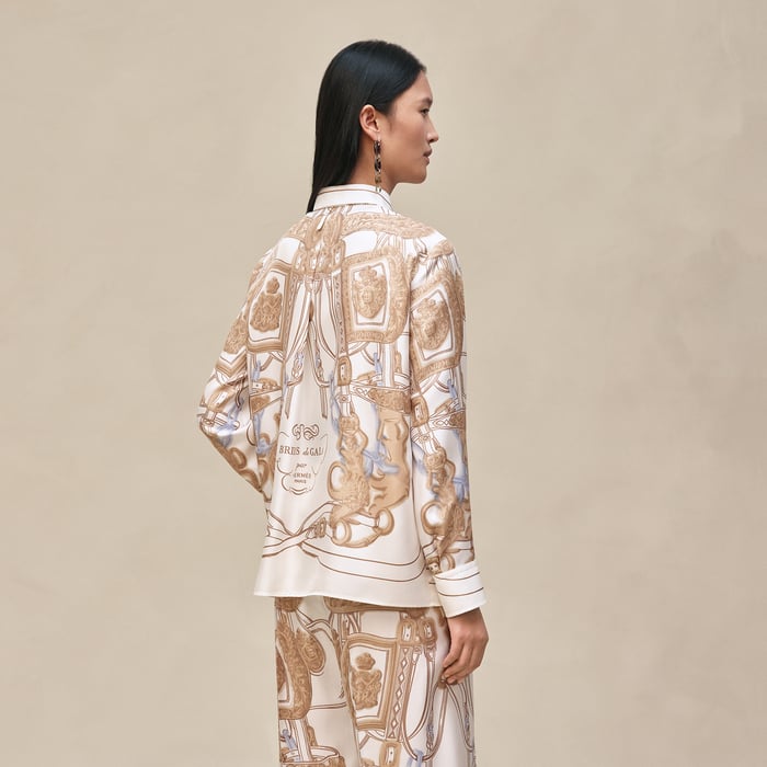 Blanc Nacre "Brides De Gala Gold" Classic Shirt