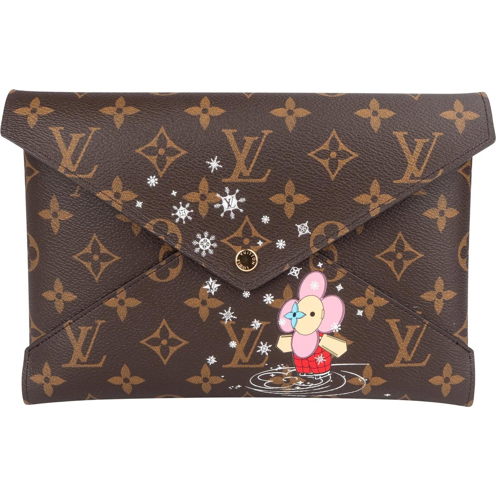 Louis Vuitton Kirigami leather clutch bag