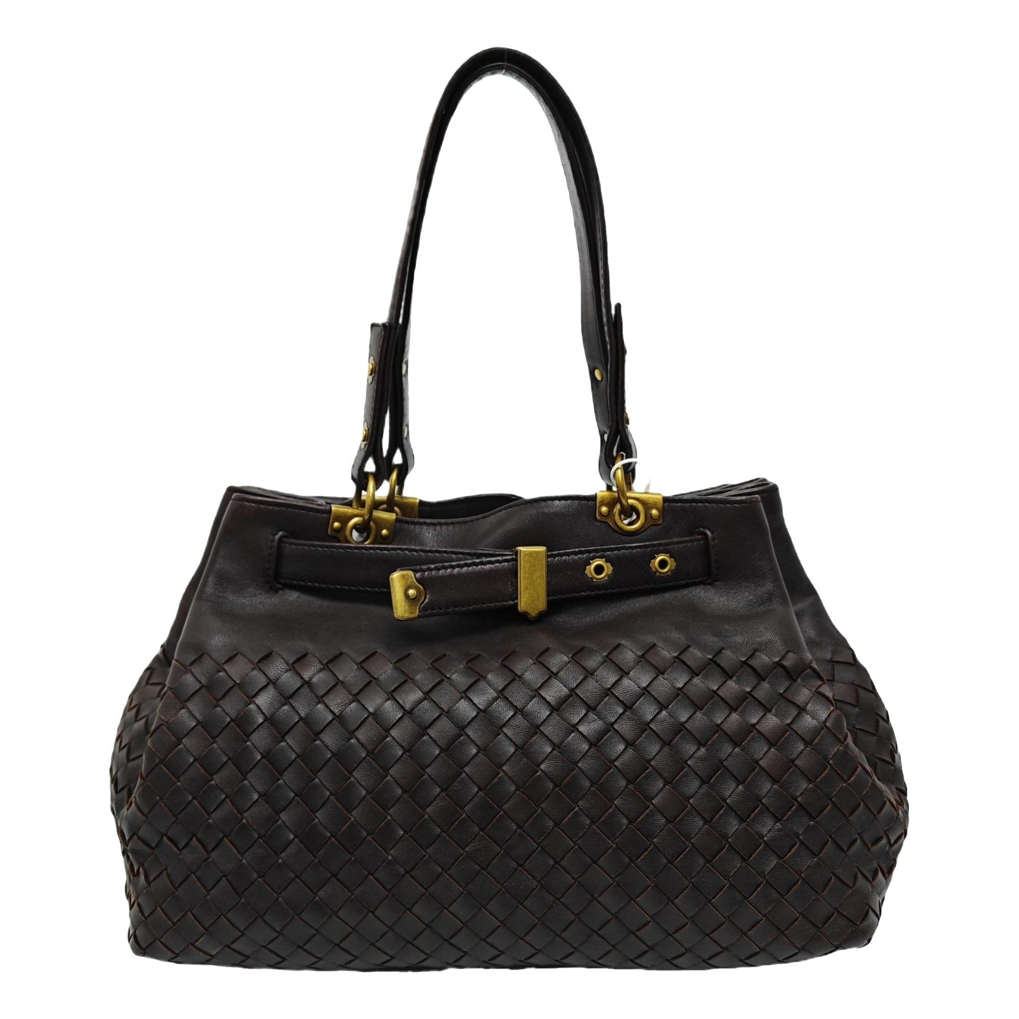 Leather tote