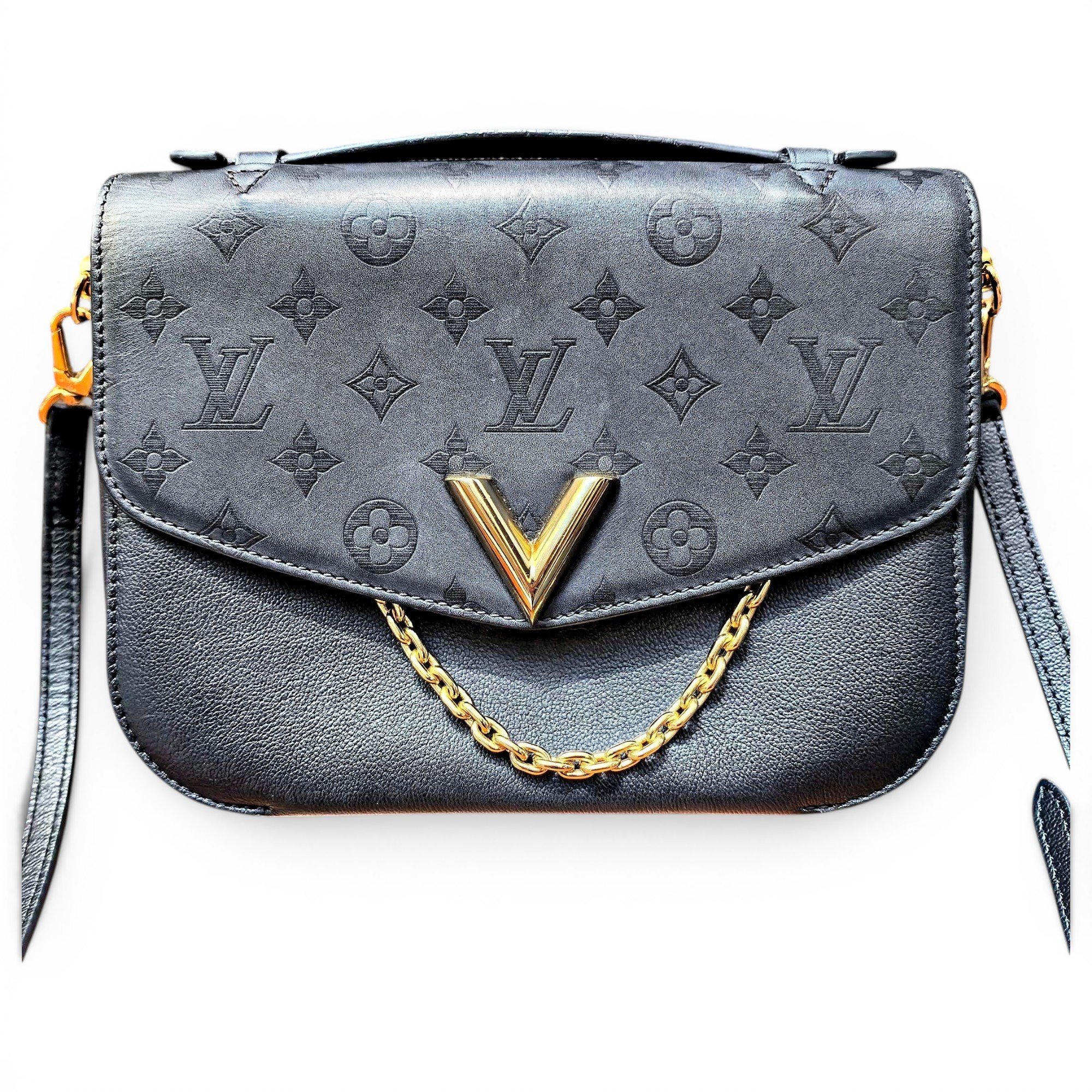 Leather handbag