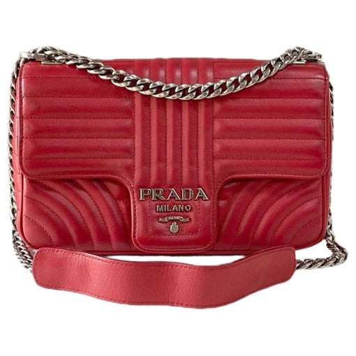 Diagramme leather handbag