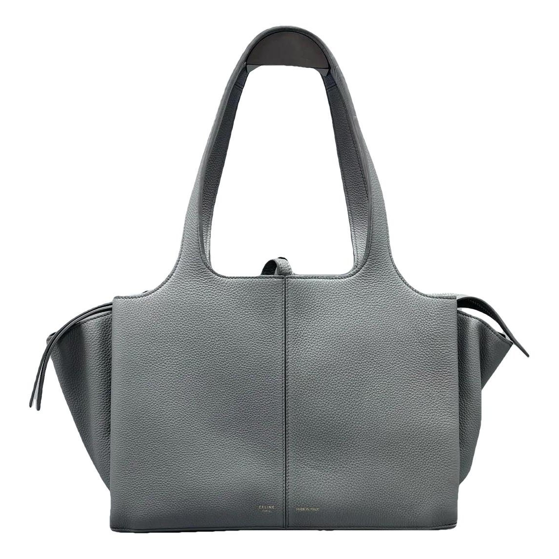 Tri-Fold leather tote