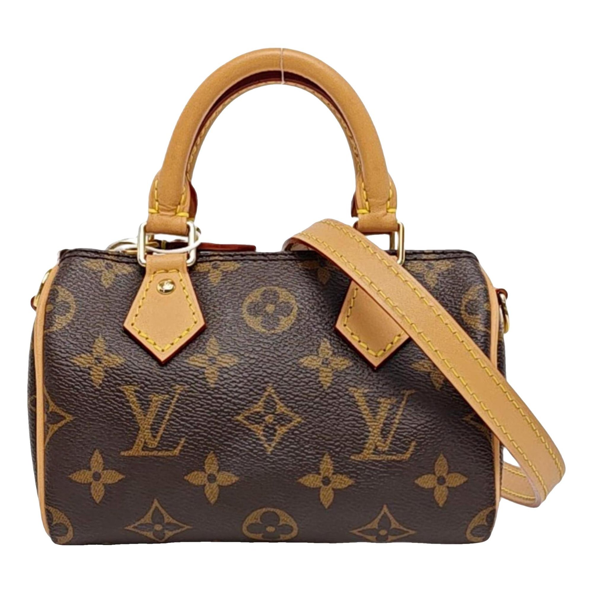 Nano Speedy / Mini HL leather handbag