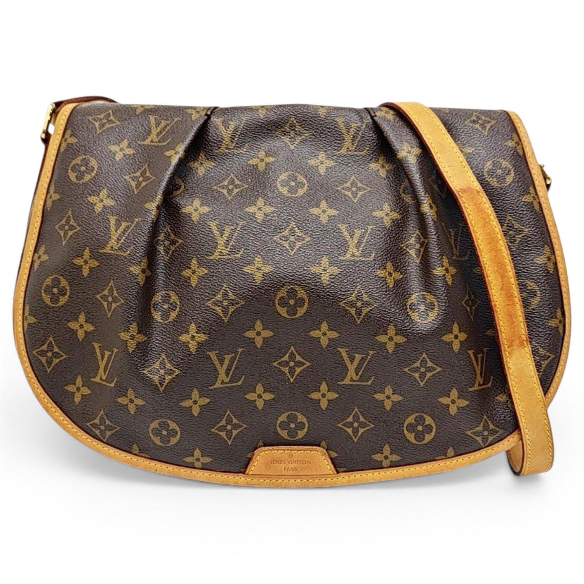 Menilmontant leather handbag