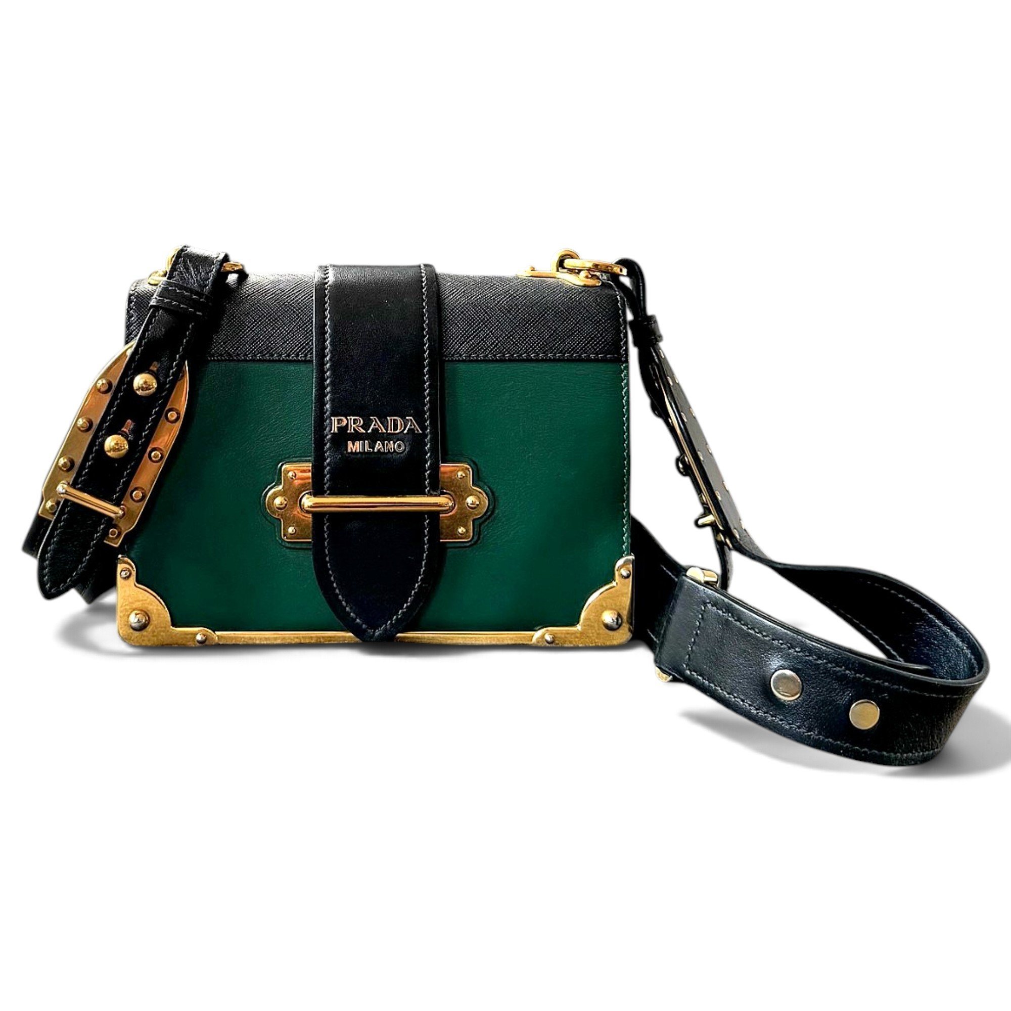 Cahier leather handbag