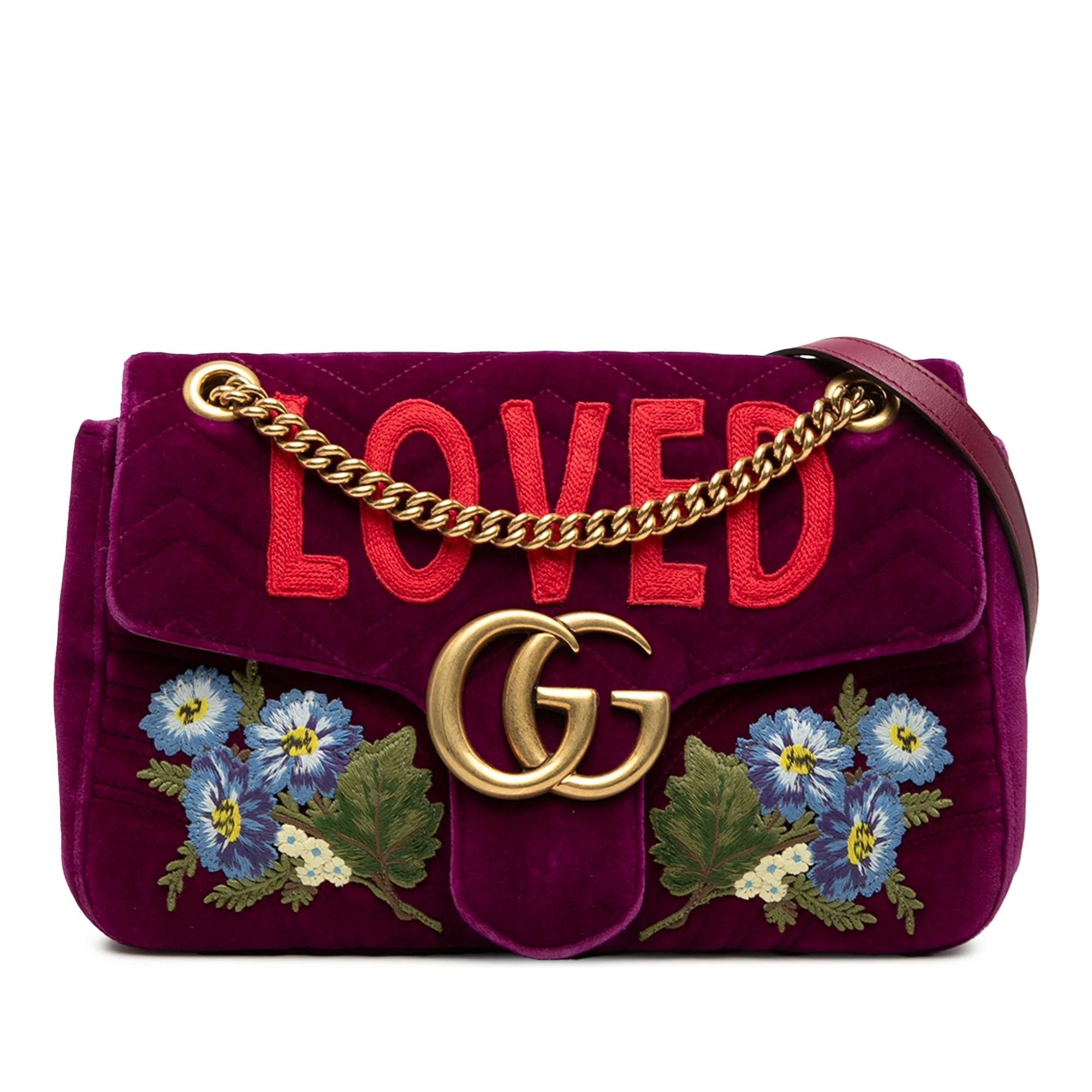 GG Marmont velvet bag