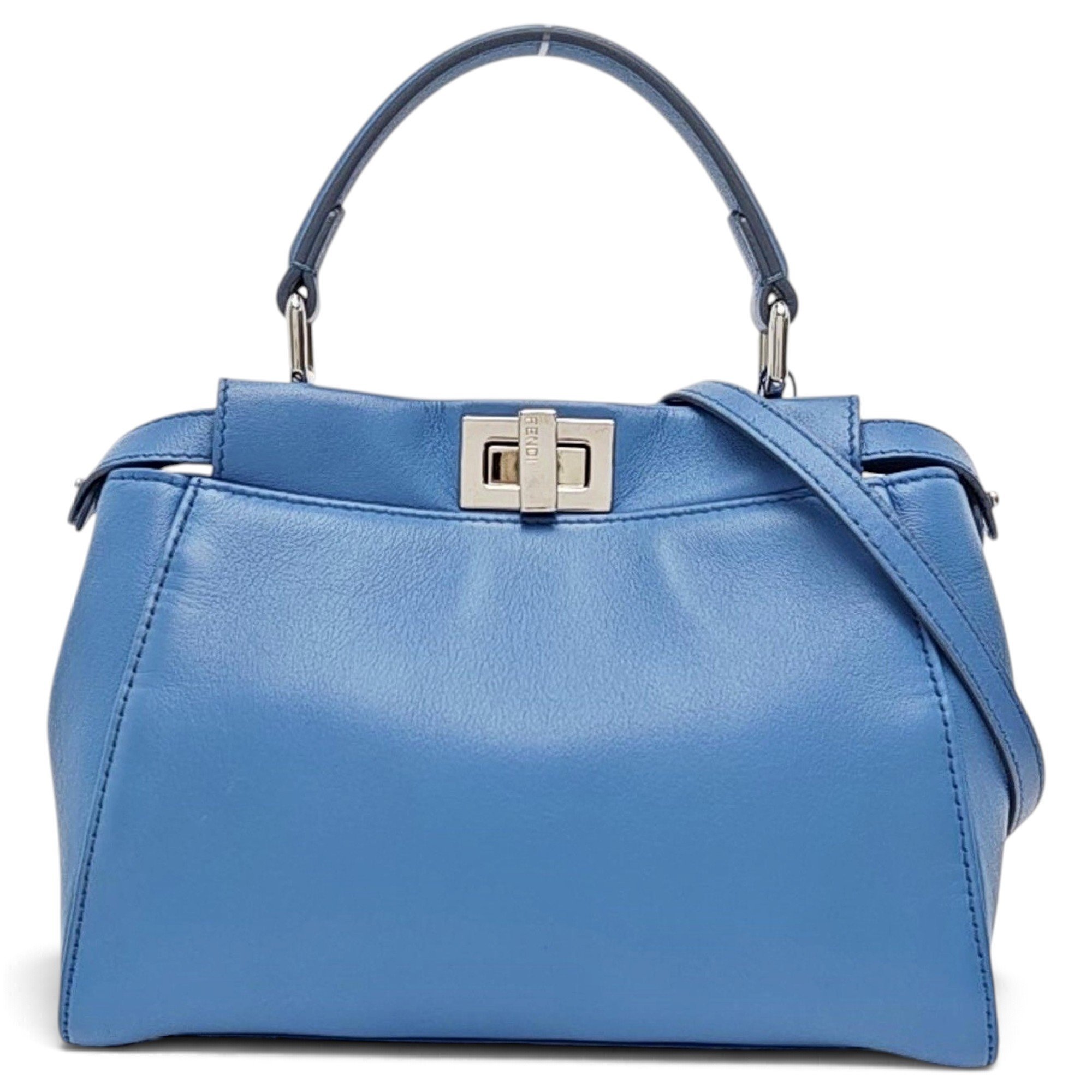 Peekaboo leather handbag