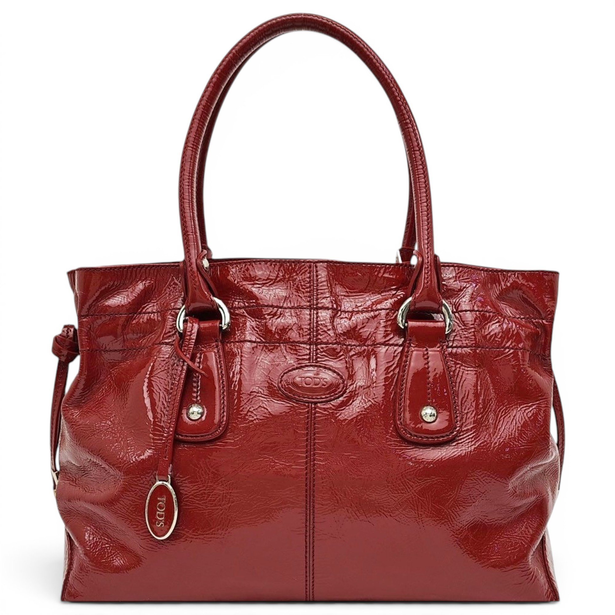 D Bag leather tote